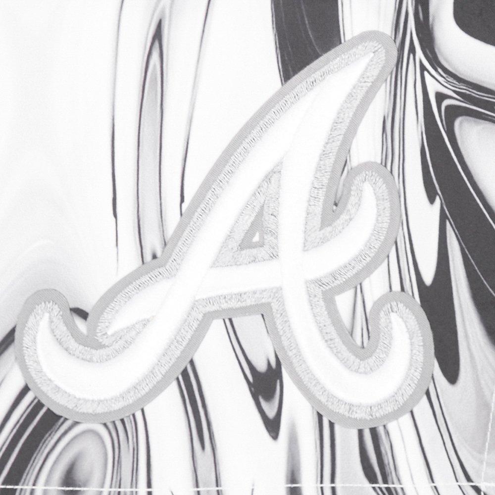 Pro Standard Atlanta Braves Met Silver Short Pants-Silver - SILVER Thumbnail View 5