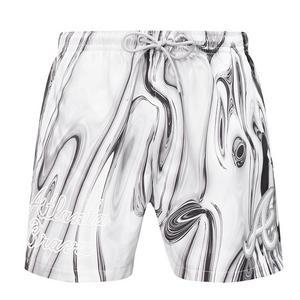 Pro Standard Atlanta Braves Met Silver Short Pants-Silver
