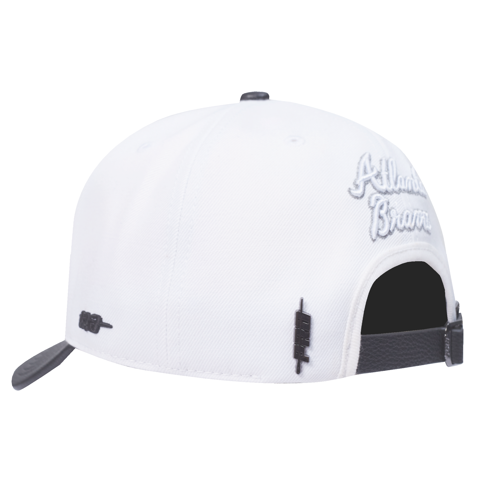 New Era Atlanta Braves Met Silver White Snapback Hat