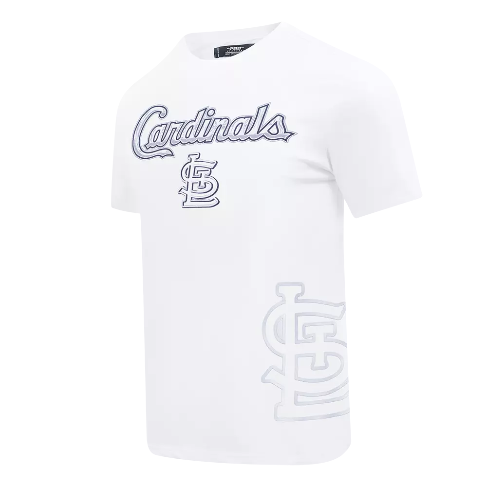 Pro Standard St. Louis Cardinals Met Silver Tee-White - WHITE