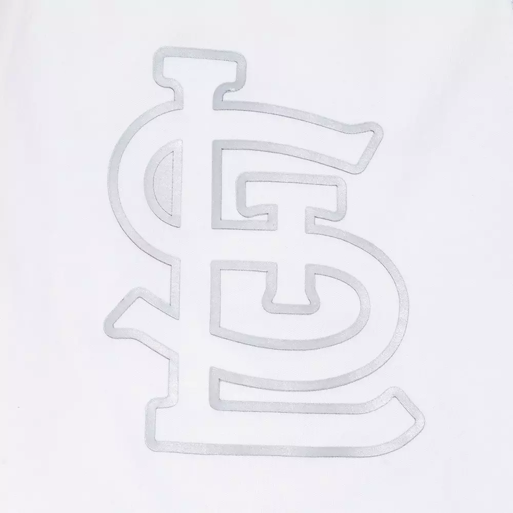 Pro Standard St. Louis Cardinals Met Silver Tee-White - WHITE