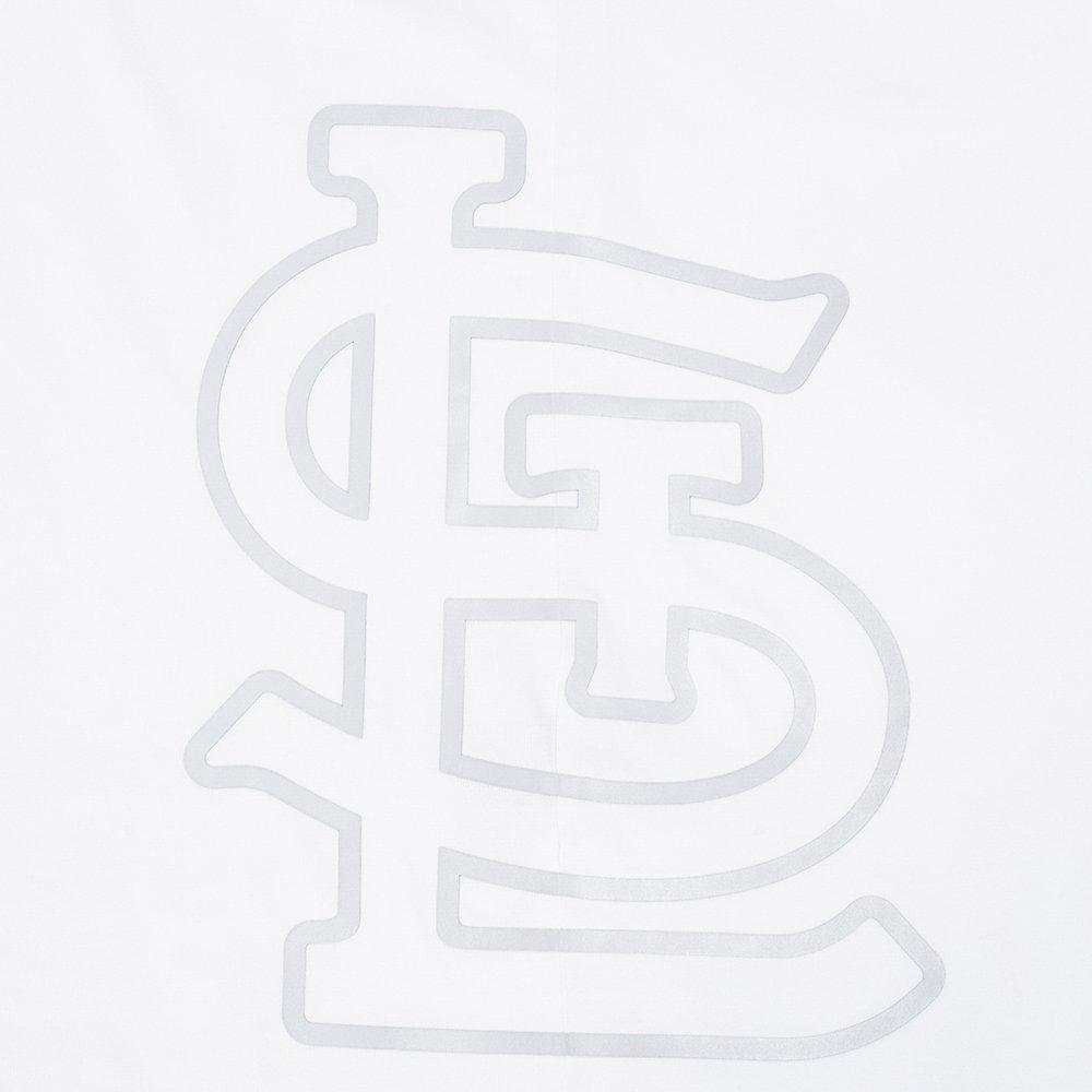 Pro Standard St. Louis Cardinals Met Silver Tee-White - WHITE Thumbnail View 7