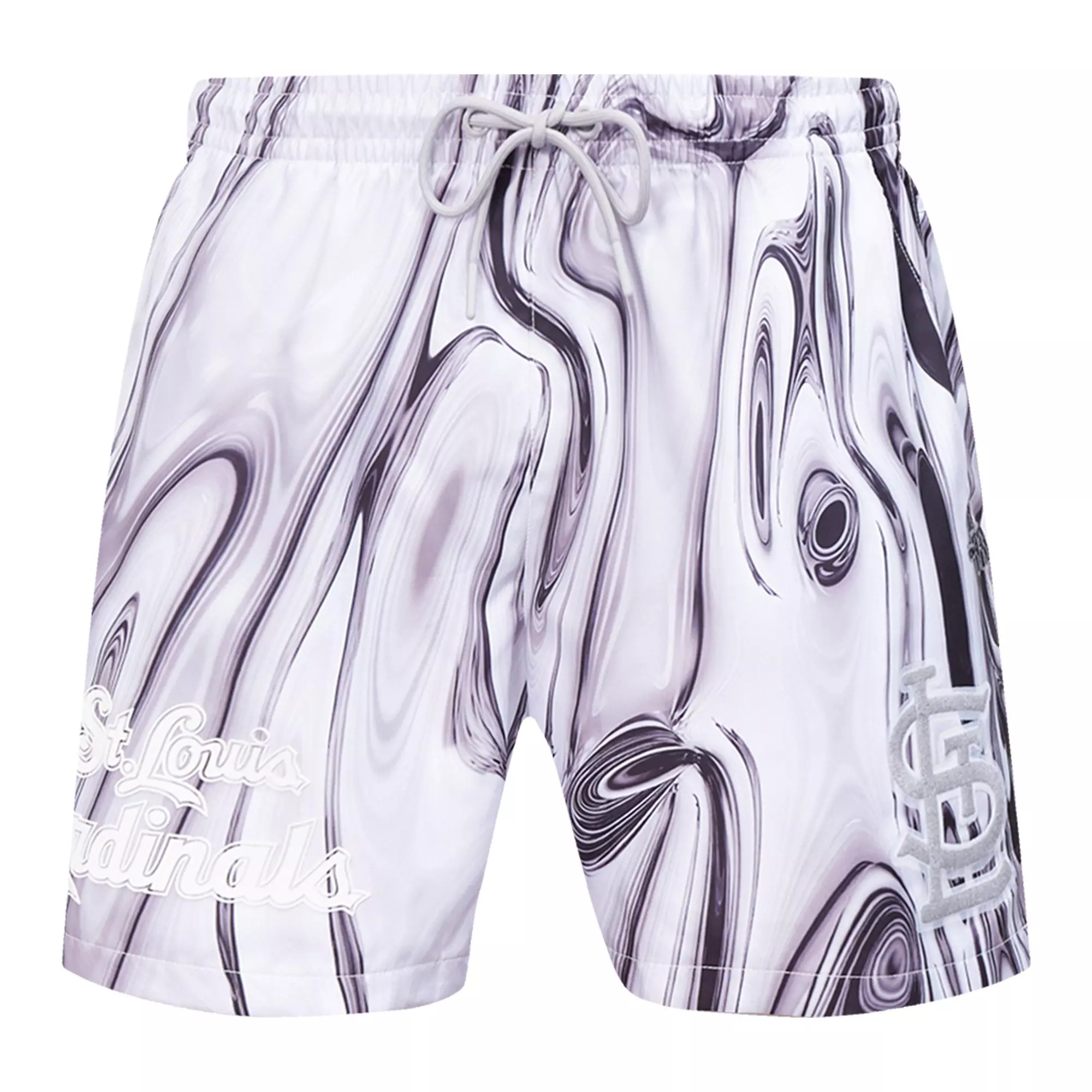 Pro Standard St. Louis Cardinals Met Silver Short Pants-Silver - SILVER