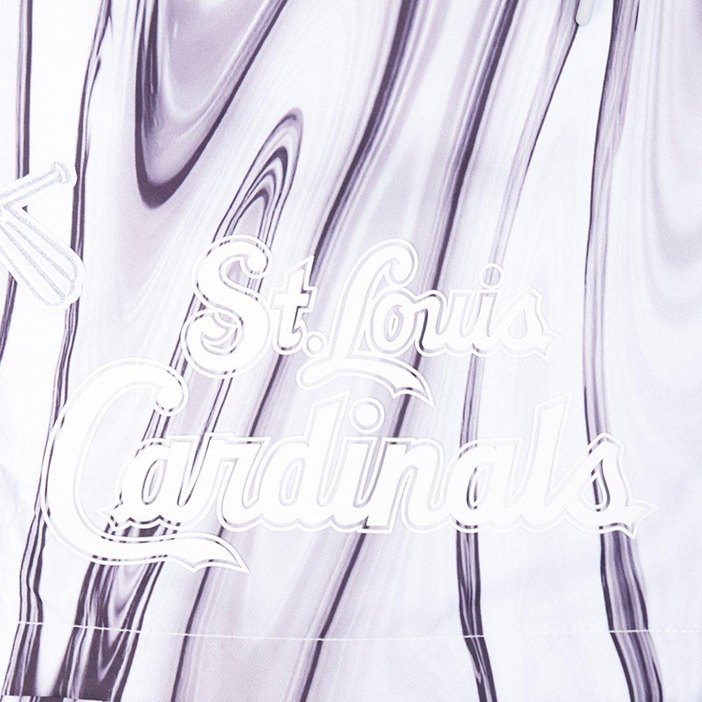 Pro Standard St. Louis Cardinals Met Silver Short Pants-Silver - SILVER Thumbnail View 6