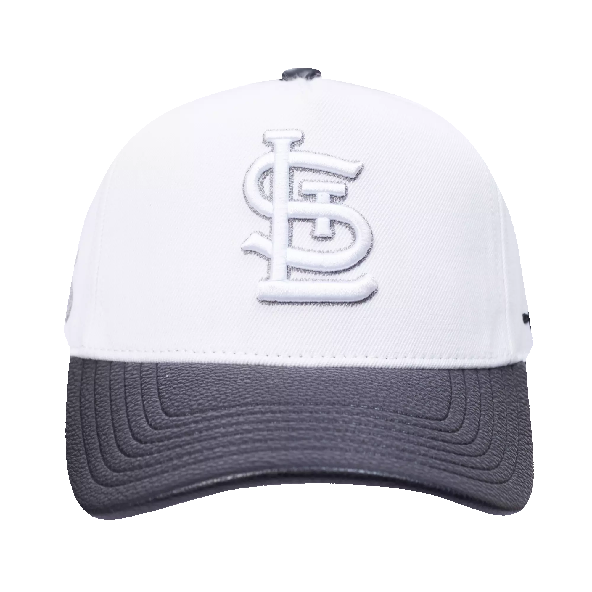 New Era St. Louis Cardinals Met Silver Snapback Hat-White - WHITE/BLACK