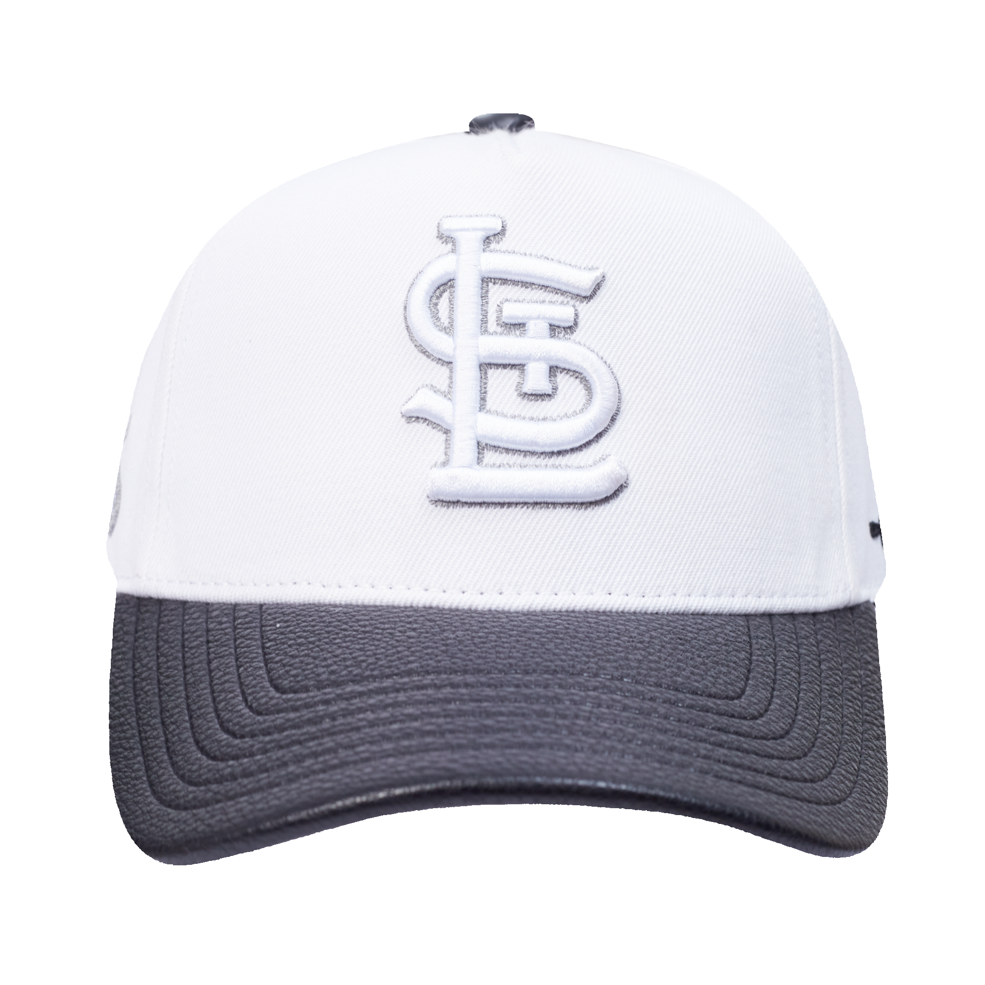 New Era St. Louis Cardinals Met Silver Snapback Hat-White - WHITE/BLACK