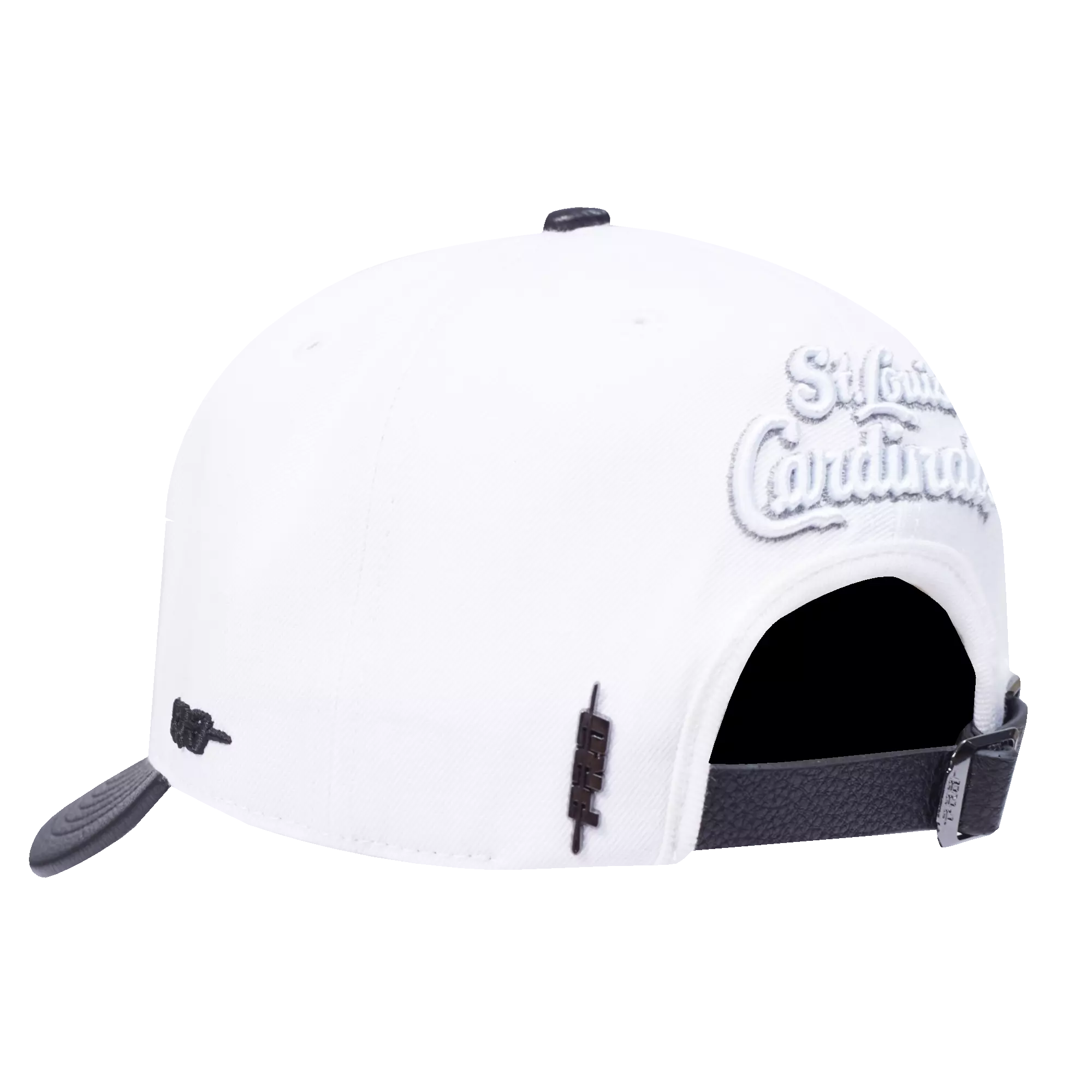 New Era St. Louis Cardinals Met Silver Snapback Hat-White - WHITE/BLACK