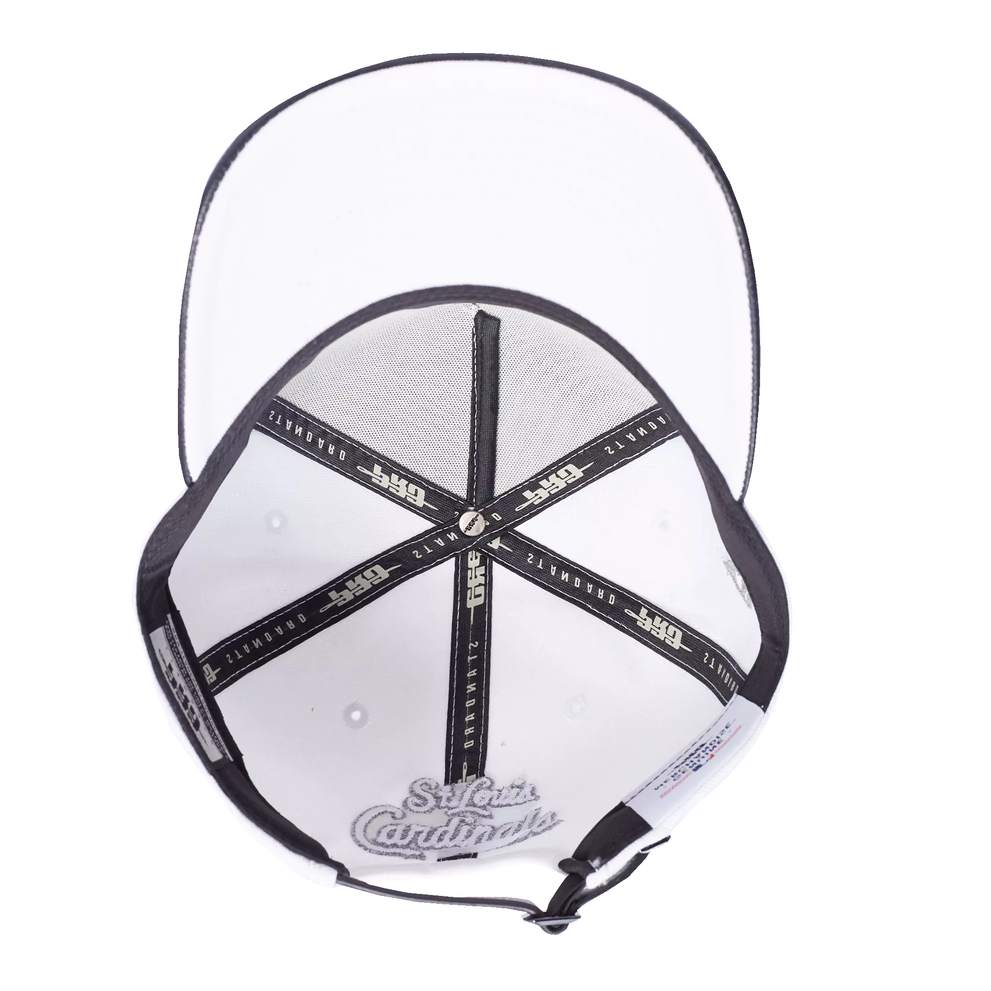 New Era St. Louis Cardinals Met Silver Snapback Hat-White - WHITE/BLACK