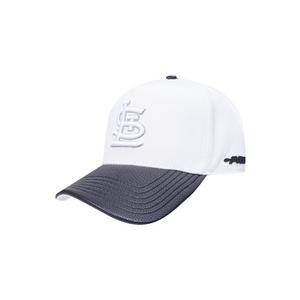 New Era St. Louis Cardinals Met Silver Snapback Hat-White