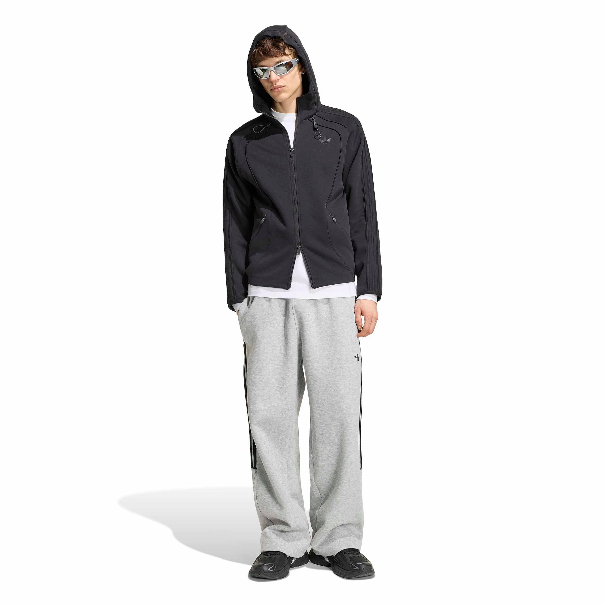 adidas Originals Spacer Teamgeist 26 Men's Cutline Full-Zip Jacket - BLACK Thumbnail View 4