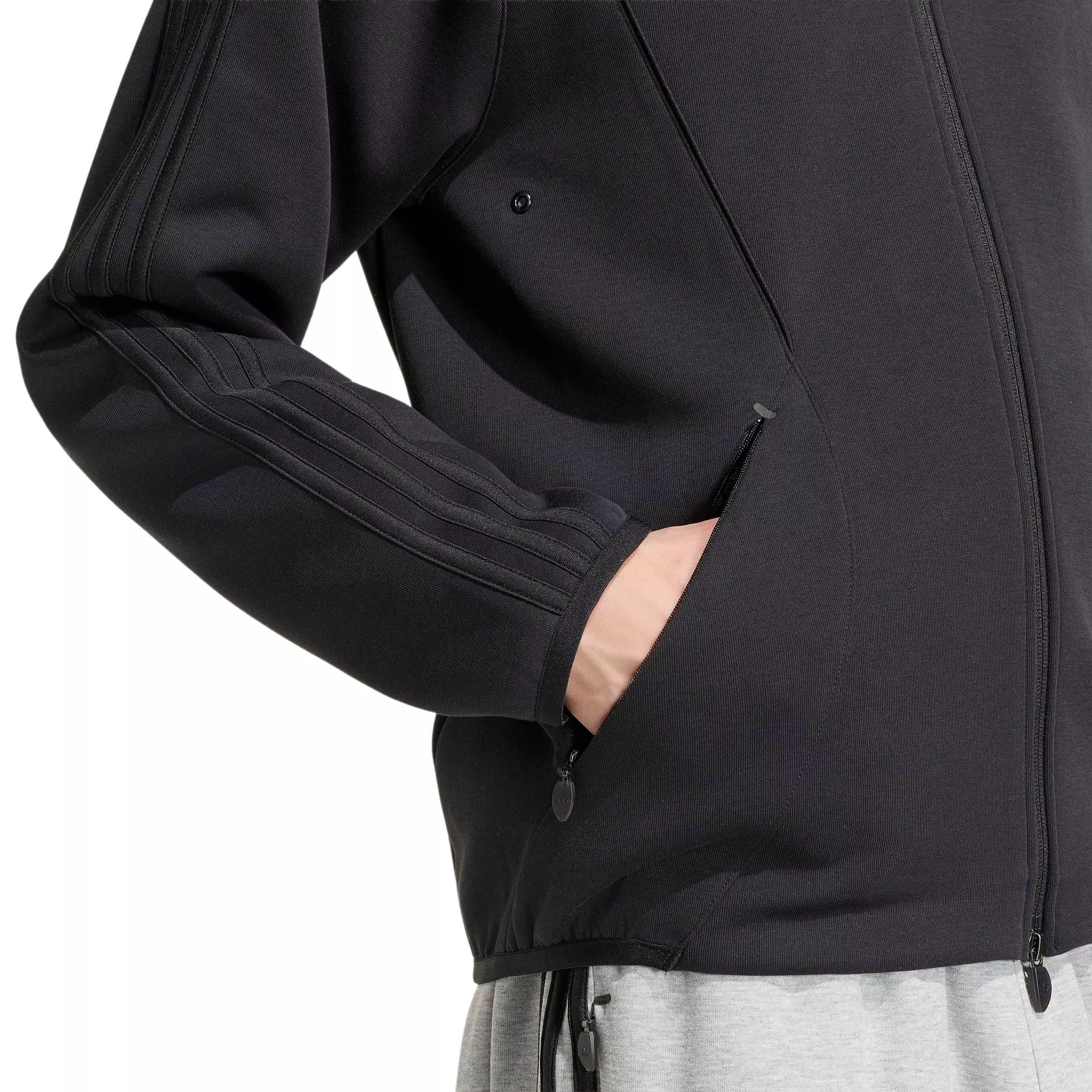 adidas Originals Spacer Teamgeist 26 Men's Cutline Full-Zip Jacket - BLACK