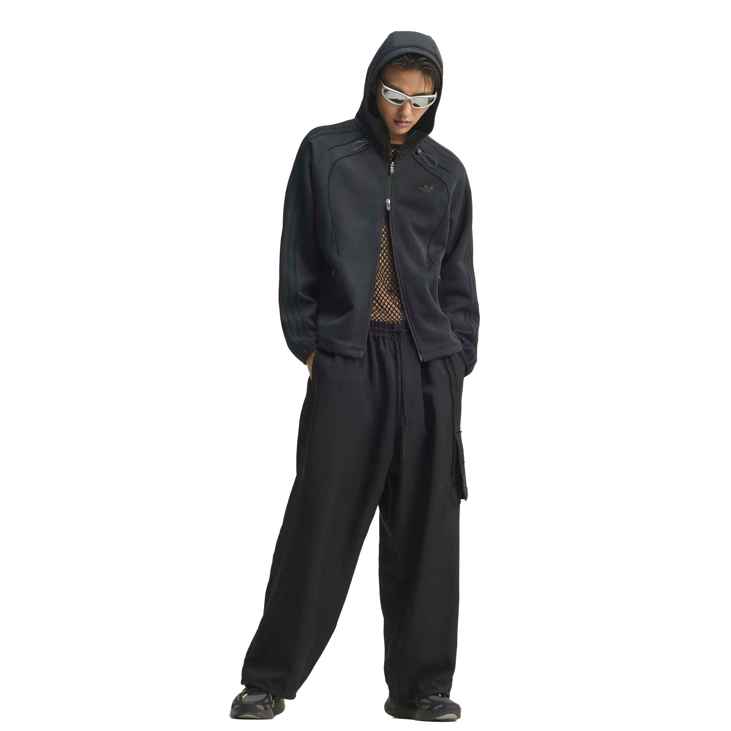 adidas Originals Spacer Teamgeist 26 Men's Cutline Full-Zip Jacket - BLACK Thumbnail View 8