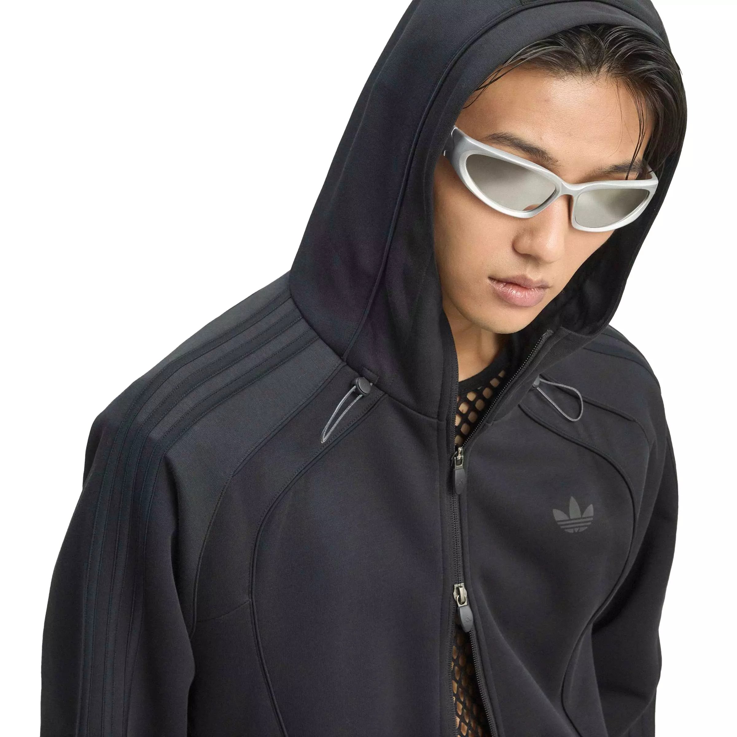 adidas Originals Spacer Teamgeist 26 Men's Cutline Full-Zip Jacket - BLACK