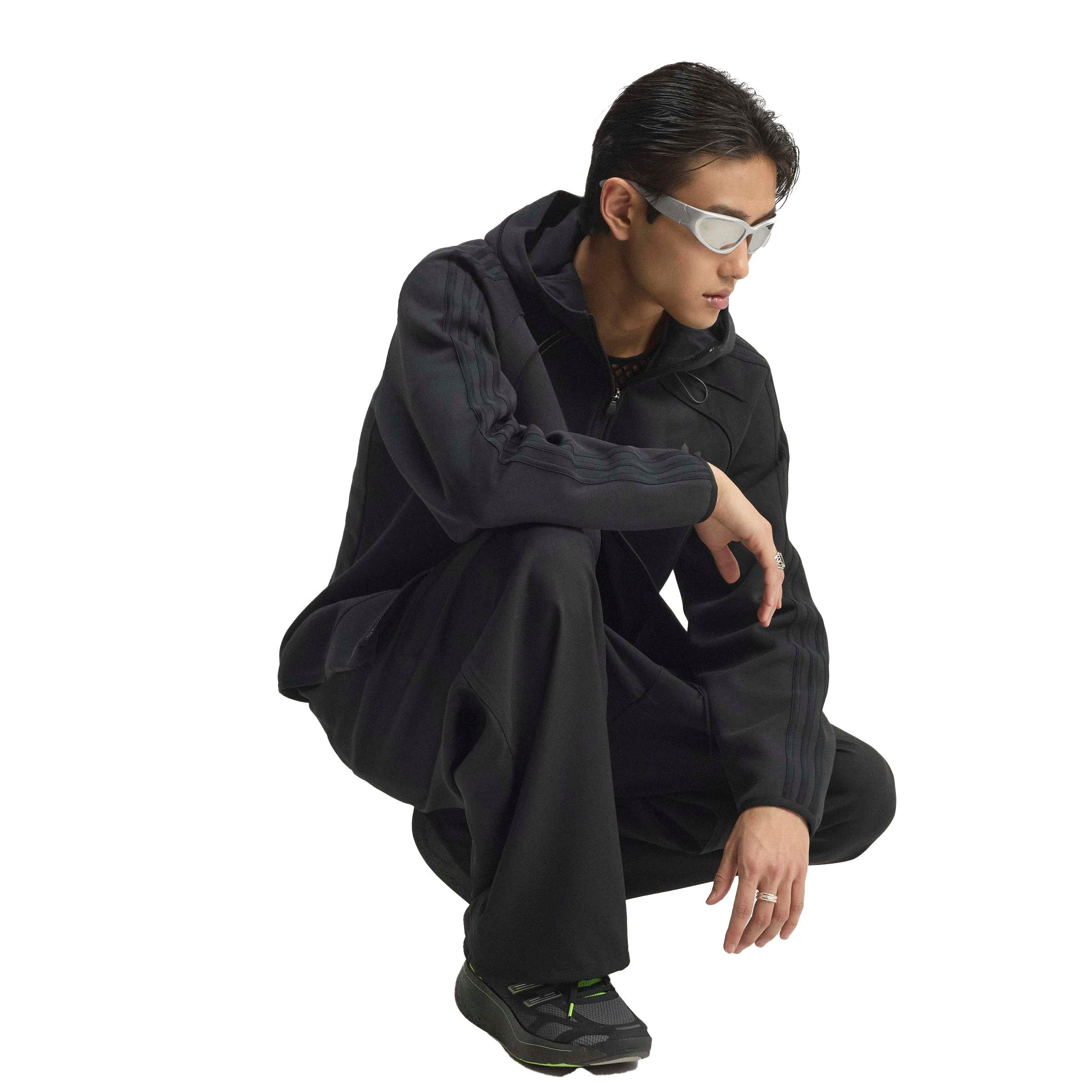 adidas Originals Spacer Teamgeist 26 Men's Cutline Full-Zip Jacket - BLACK Thumbnail View 10