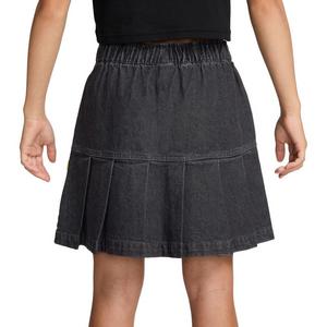 Nike Big Girls' Sportswear Denim Pleated Skirt
