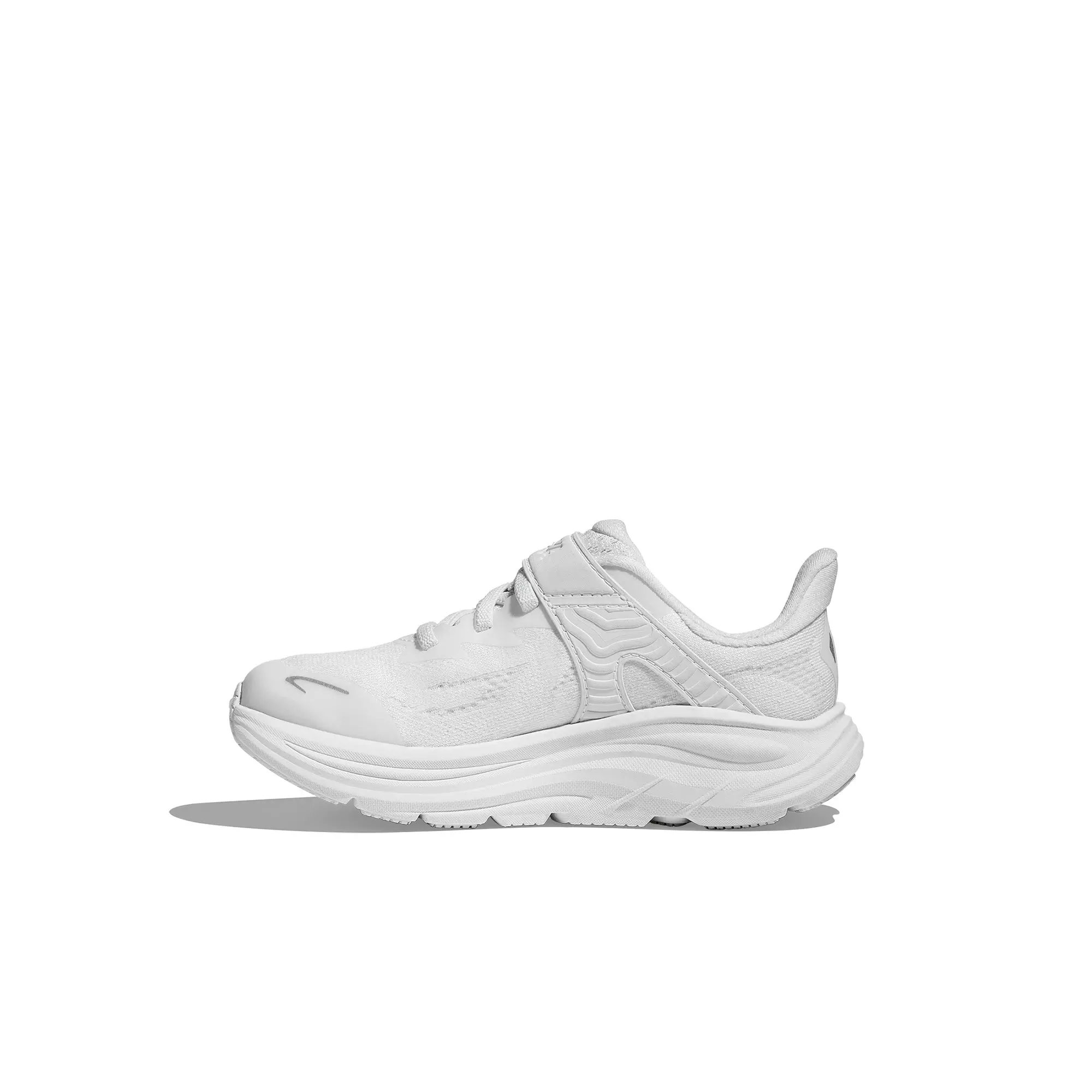 Hoka Clifton 10 "White/White" Preschool Boys' Running Shoe - WHITE
