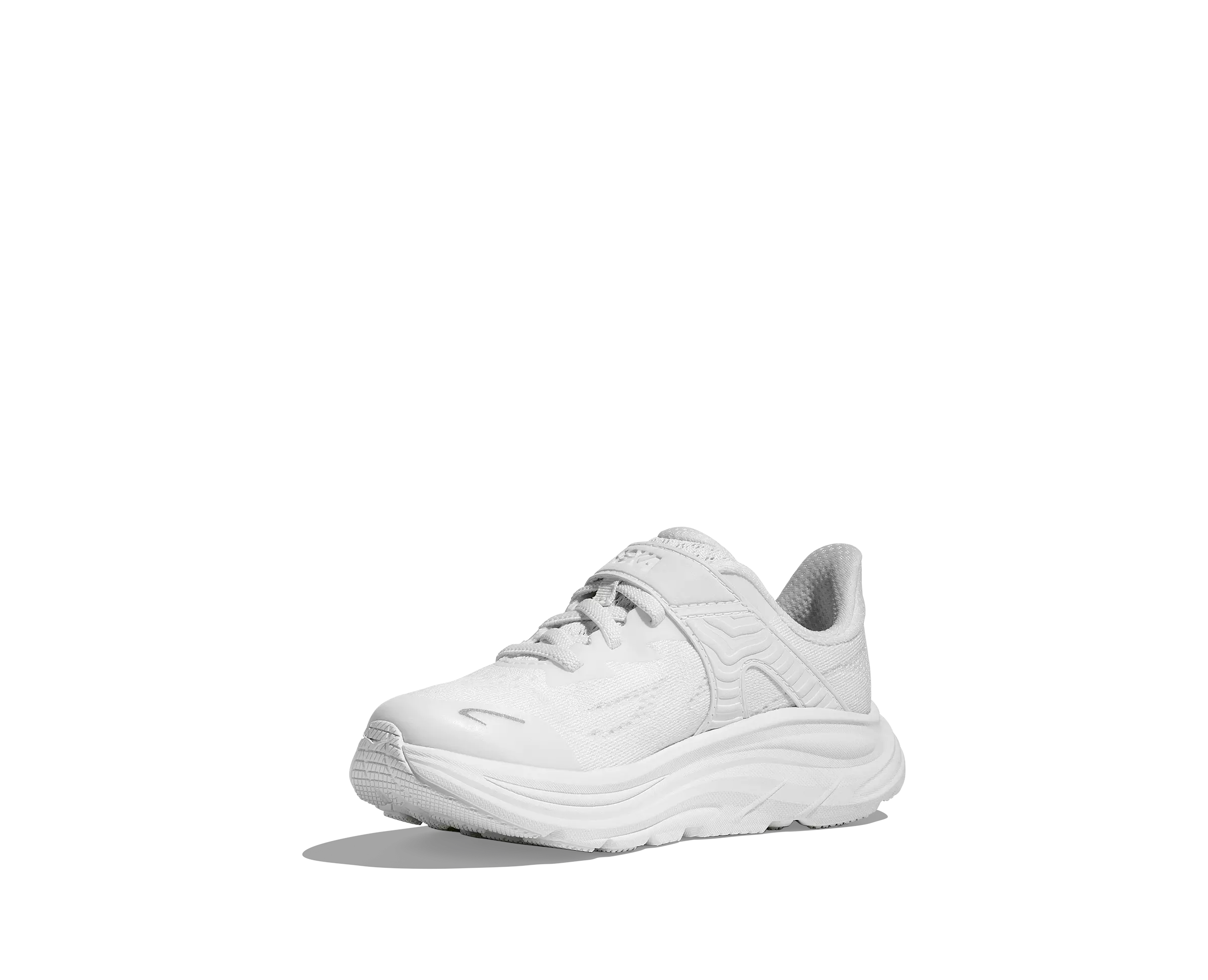 Hoka Clifton 10 "White/White" Preschool Boys' Running Shoe - WHITE