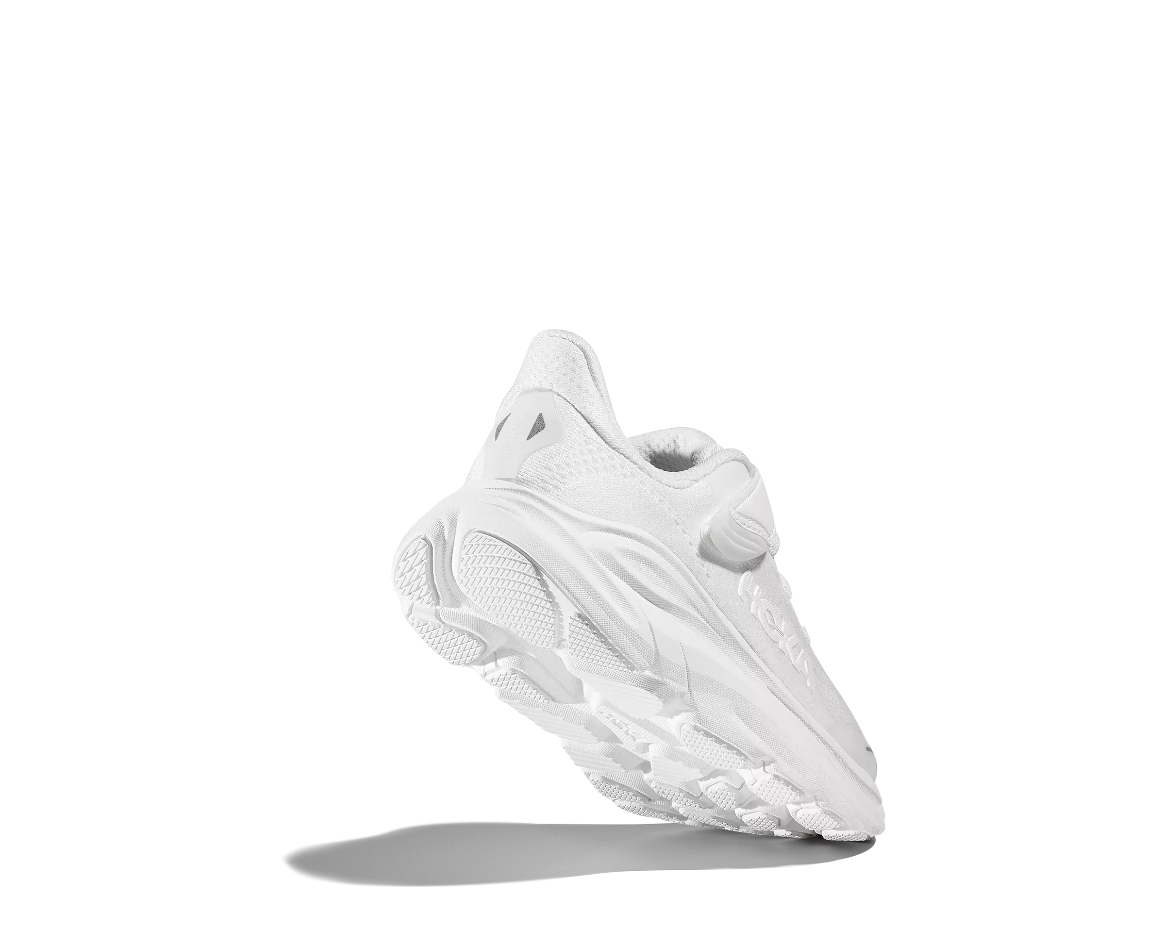 Hoka Clifton 10 "White/White" Preschool Boys' Running Shoe - WHITE