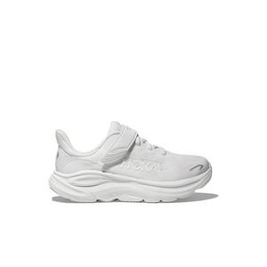 Hoka Clifton 10 "White/White" Preschool Boys' Running Shoe