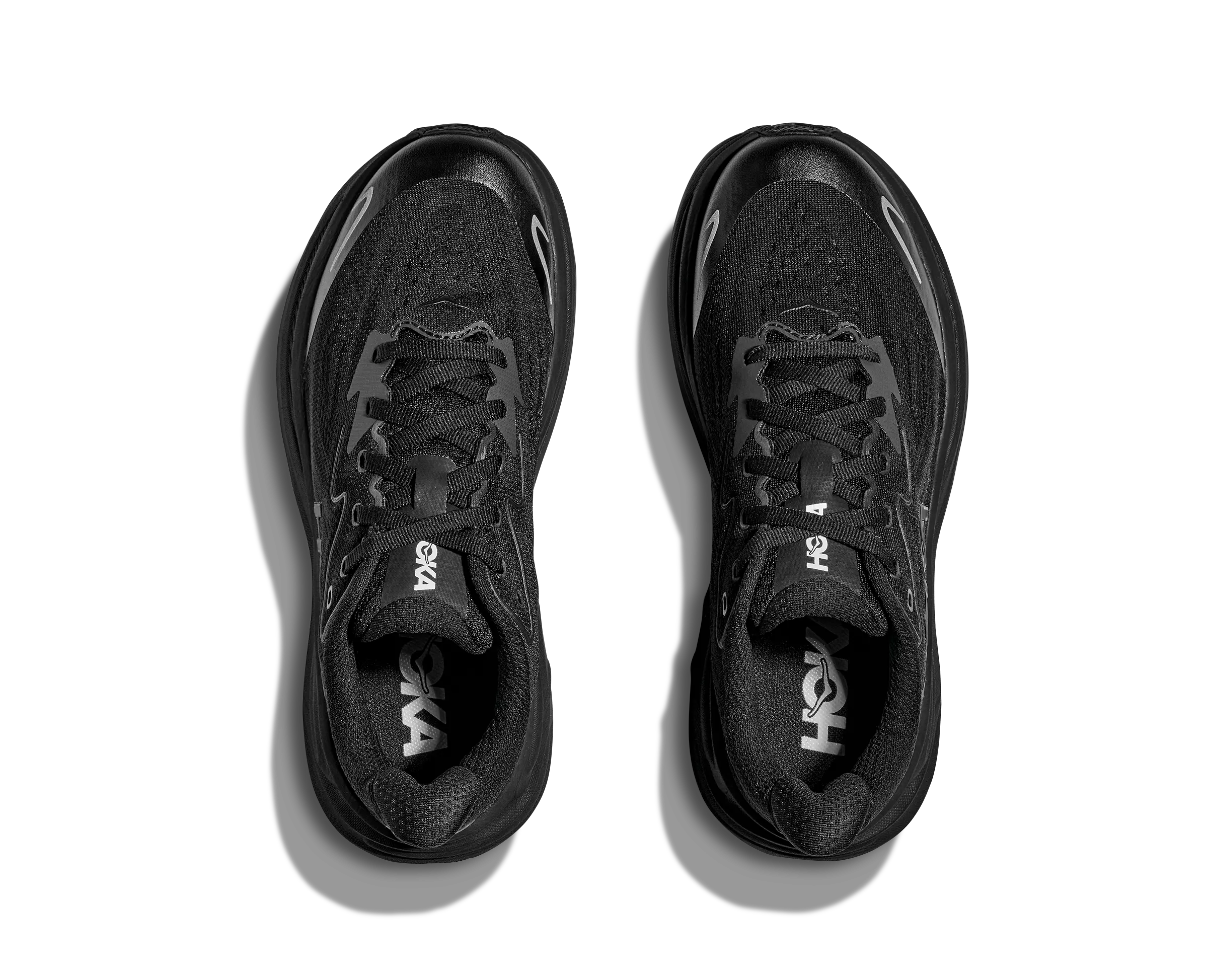 Hoka Clifton 10 "Black/Black" Grade School Boys' Running Shoe - BLACK