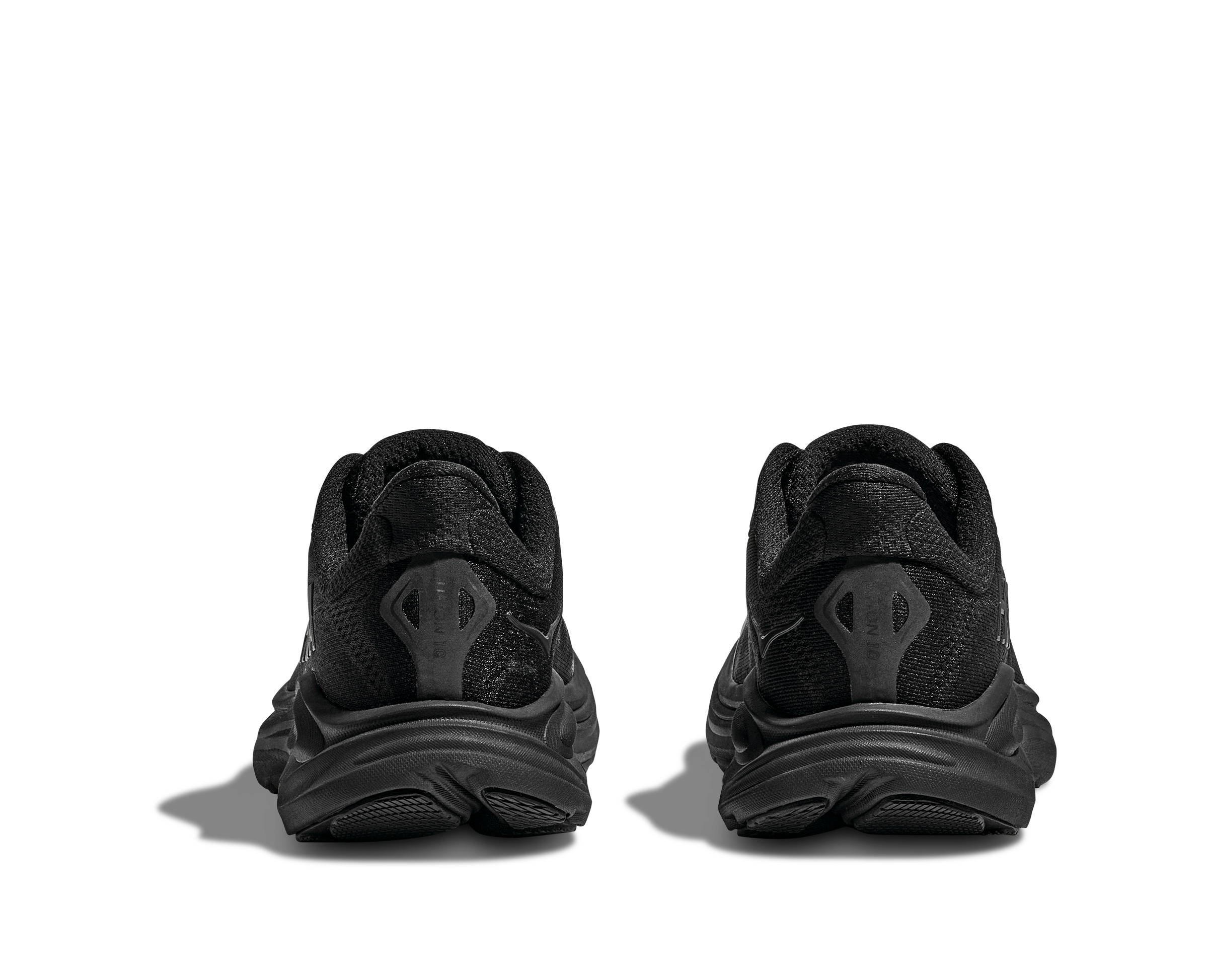 Hoka Clifton 10 "Black/Black" Grade School Boys' Running Shoe - BLACK Thumbnail View 8