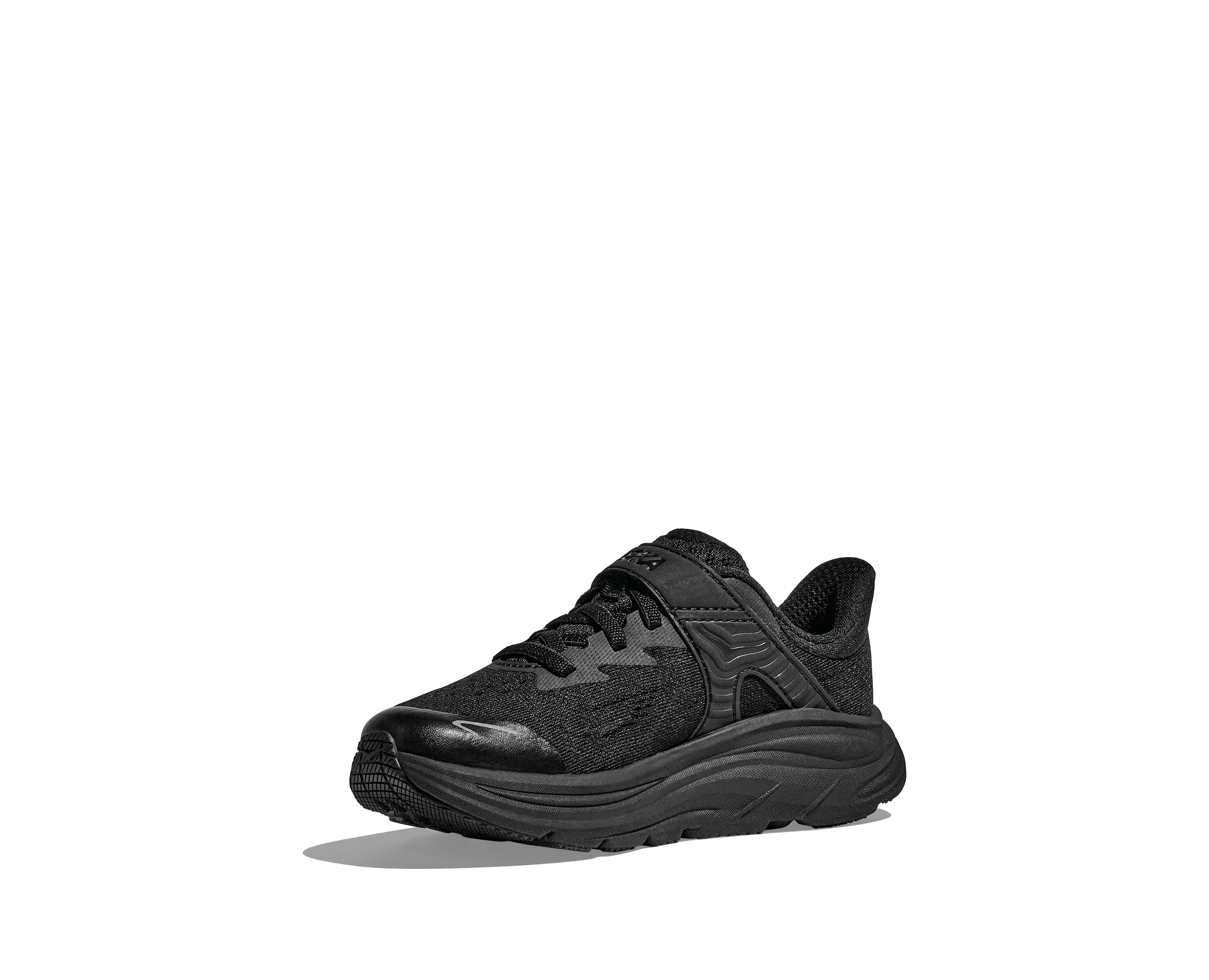 Hoka Clifton 10 "Black/Black" Preschool Boys' Running Shoe - BLACK