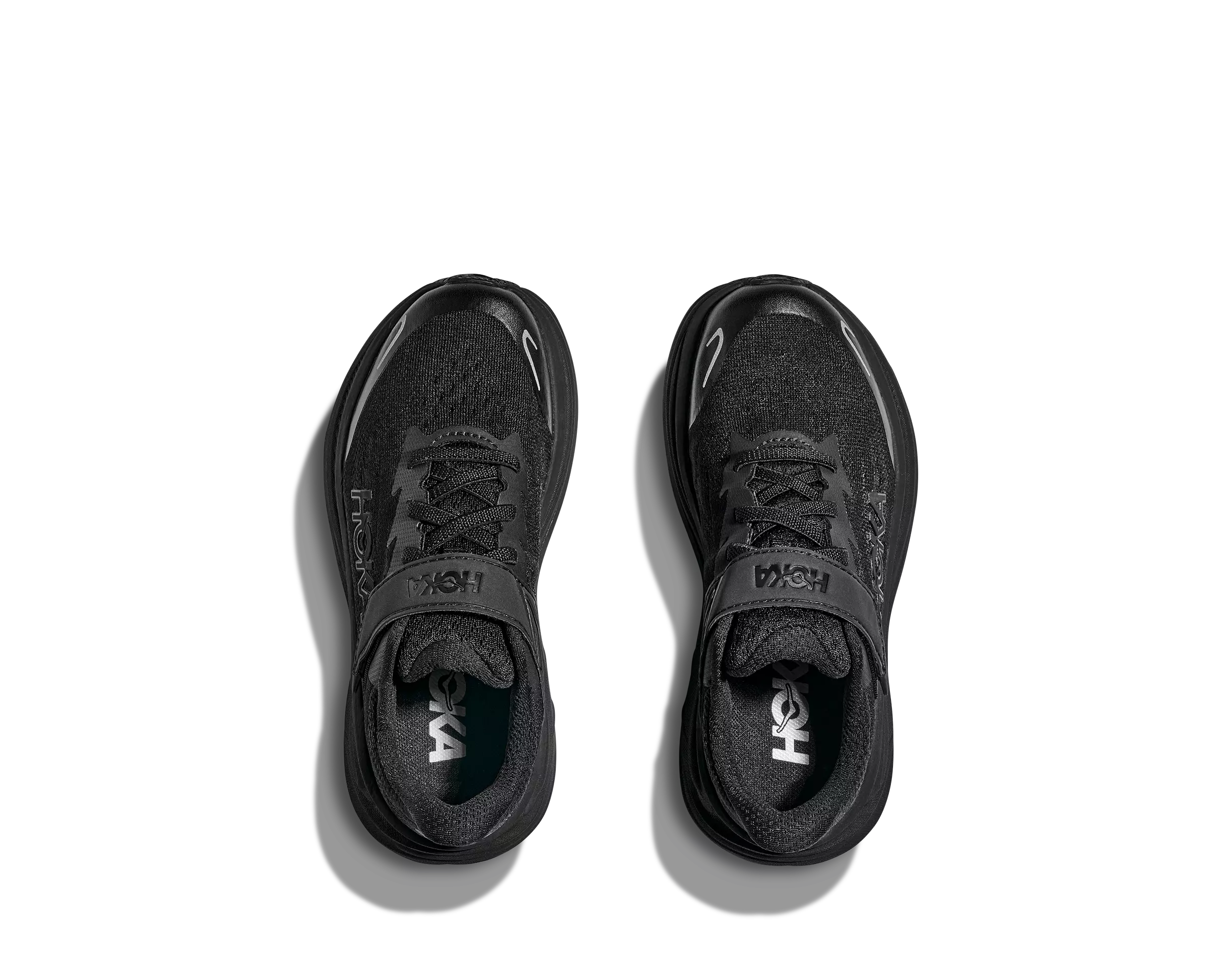 Hoka Clifton 10 "Black/Black" Preschool Boys' Running Shoe - BLACK