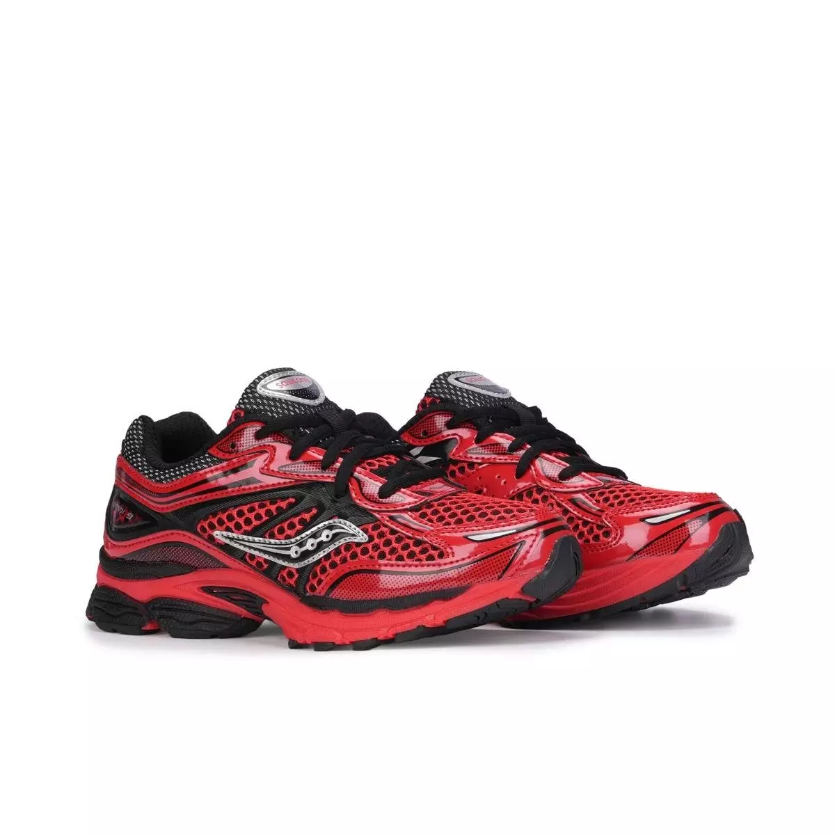 Saucony Omni 9 KDZ "Crimson/Black" Grade School Boys' Shoe - RED/BLACK