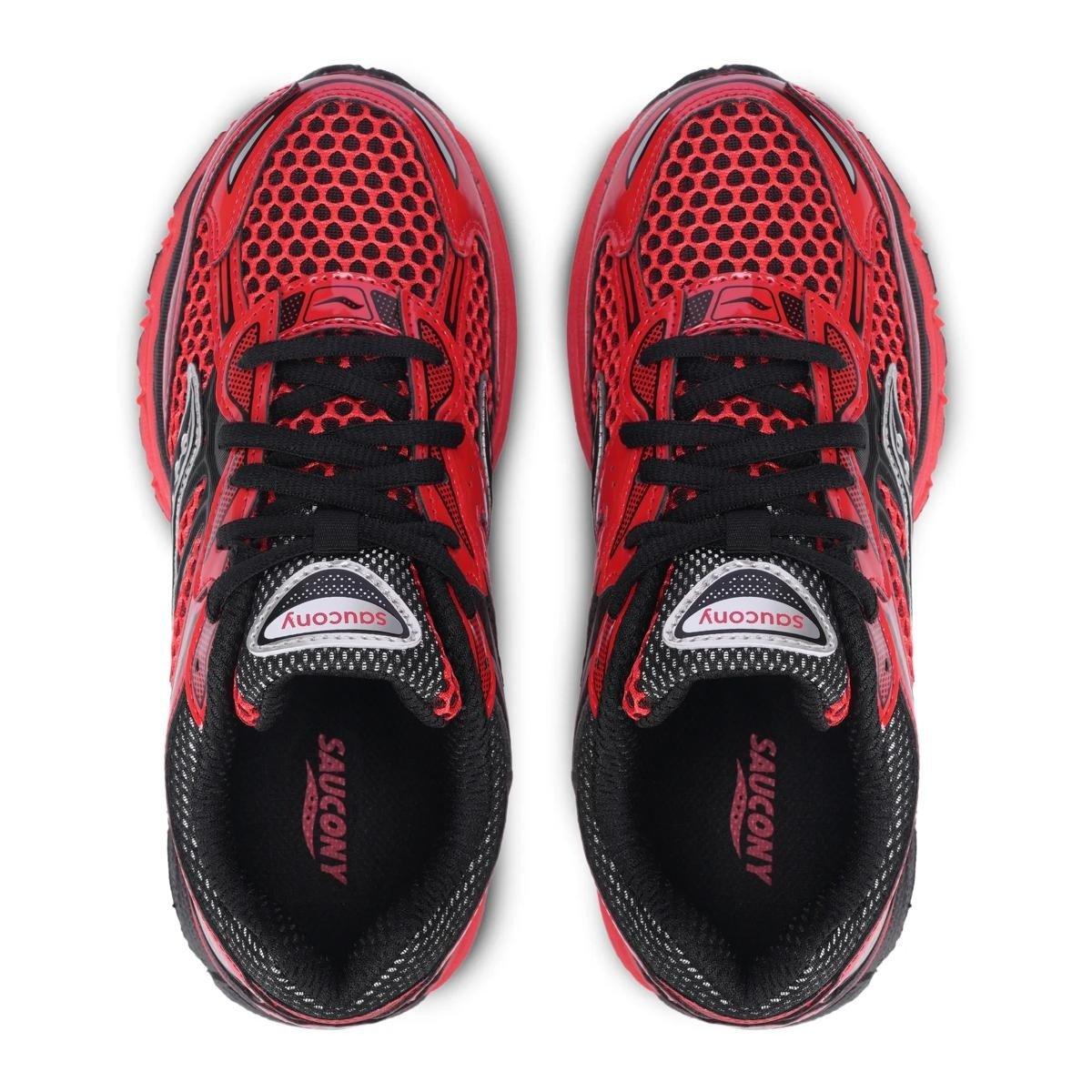 Saucony Omni 9 KDZ "Crimson/Black" Grade School Boys' Shoe - RED/BLACK Thumbnail View 4