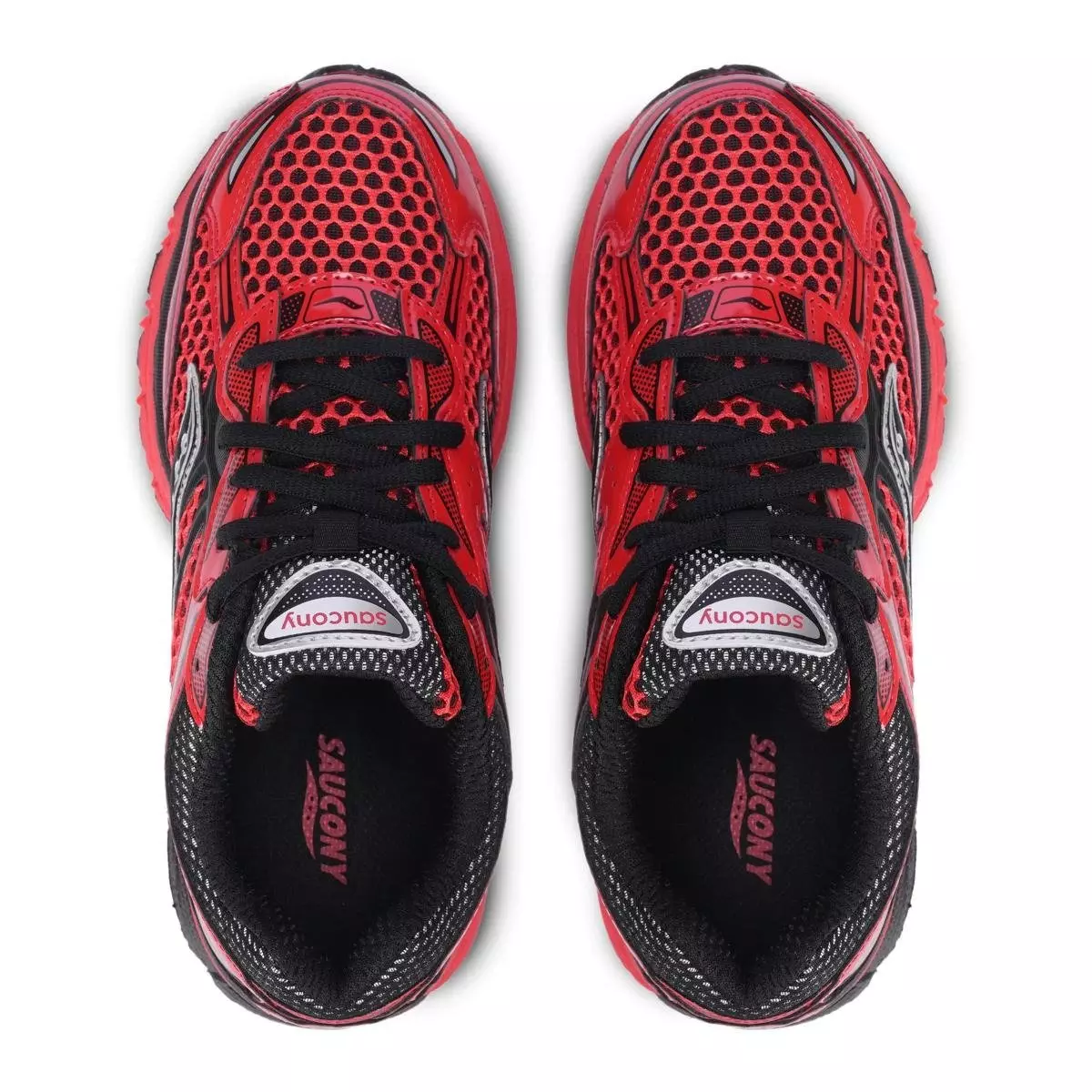 Saucony Omni 9 KDZ "Crimson/Black" Grade School Boys' Shoe - RED/BLACK