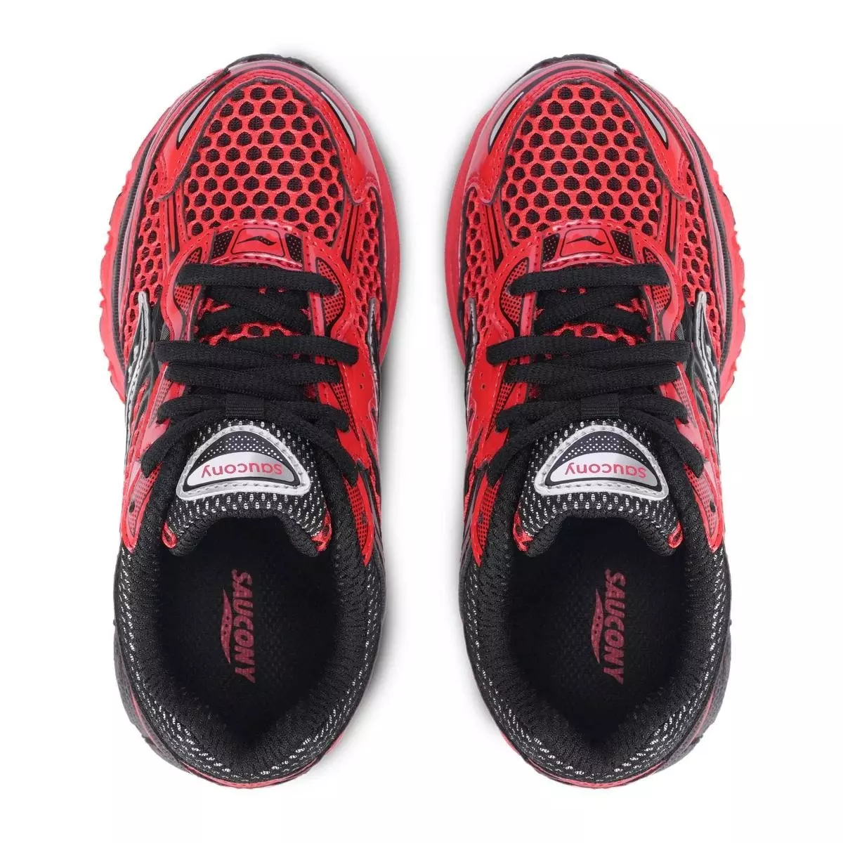Saucony Omni 9 KDZ "Crimson/Black" Preschool Boys' Shoe - RED/BLACK