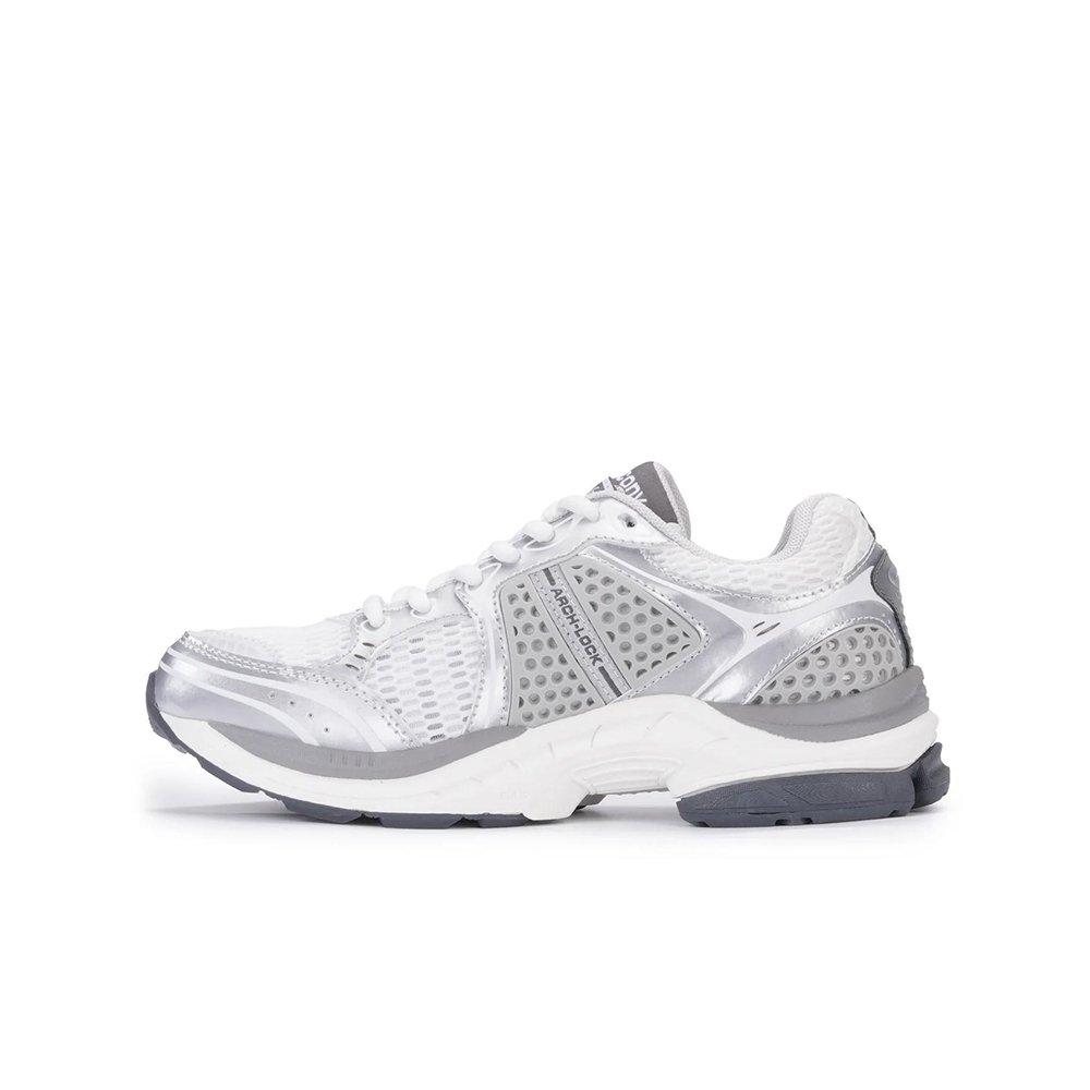 Saucony Triumph 4 KDZ "White/Silver" Grade School Kids' Shoe - WHITE/SILVER
