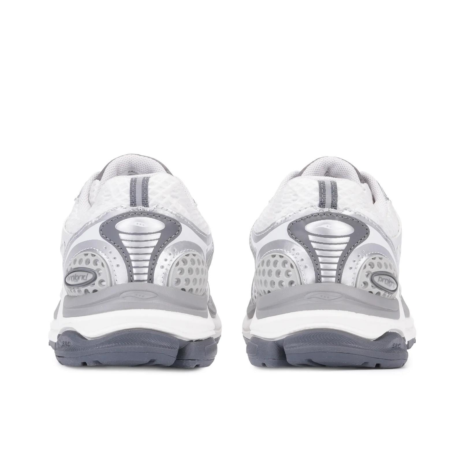 Saucony Triumph 4 KDZ "White/Silver" Grade School Kids' Shoe - WHITE/SILVER