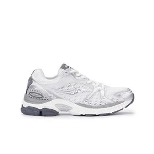 Saucony Triumph 4 KDZ "White/Silver" Grade School Kids' Shoe - WHITE/SILVER