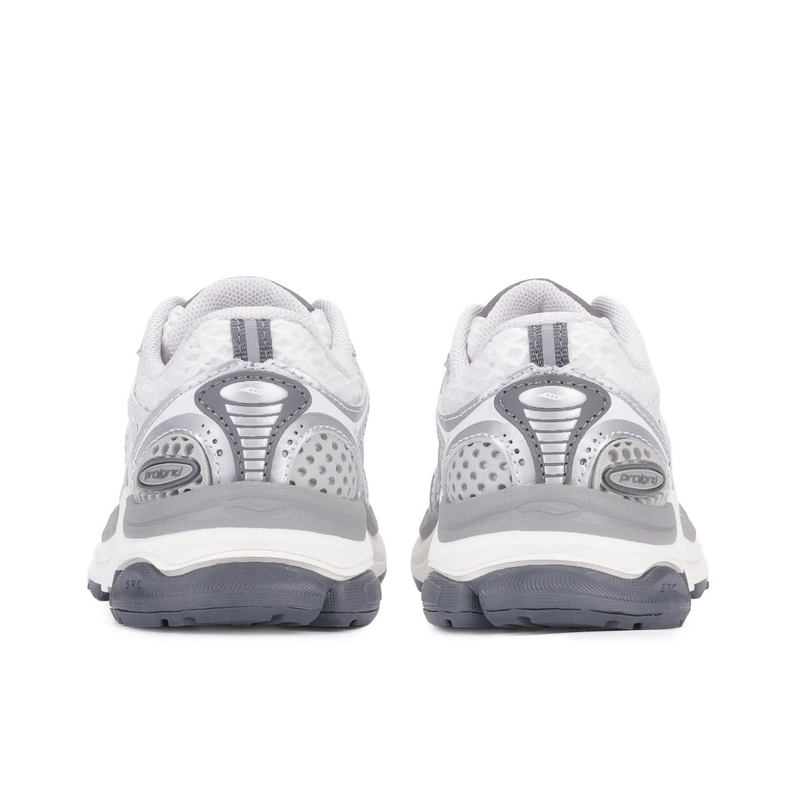 Saucony Triumph 4 KDZ "White/Silver" Toddler Kids' Shoe - WHITE/SILVER