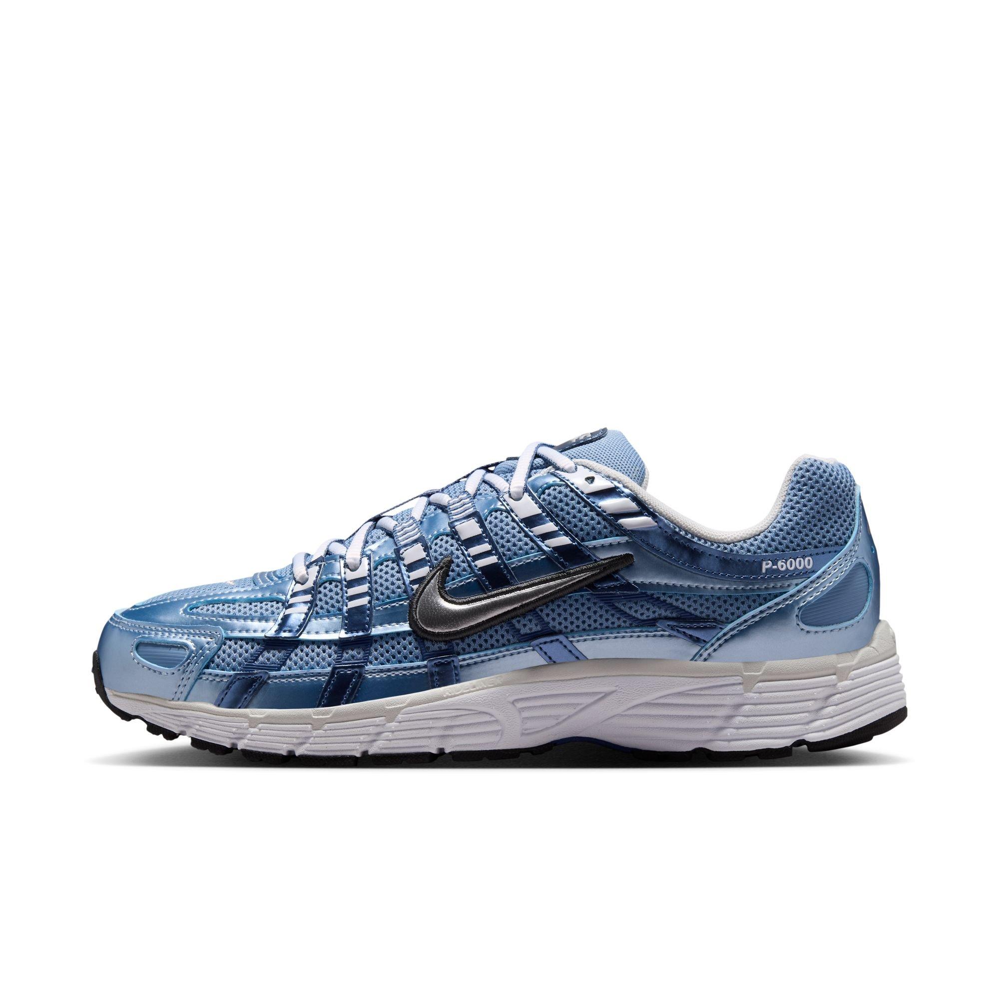 Nike P-6000 "Work Blue/Metallic Silver/Hydrogen Blue" Women's Shoe - BLUE/SILVER/NAVY