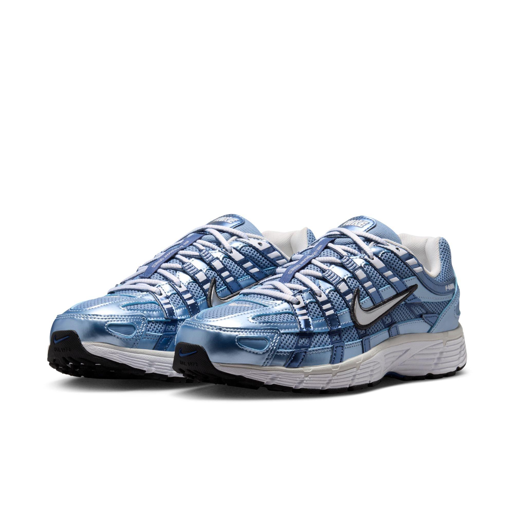 Nike P-6000 "Work Blue/Metallic Silver/Hydrogen Blue" Women's Shoe - BLUE/SILVER/NAVY