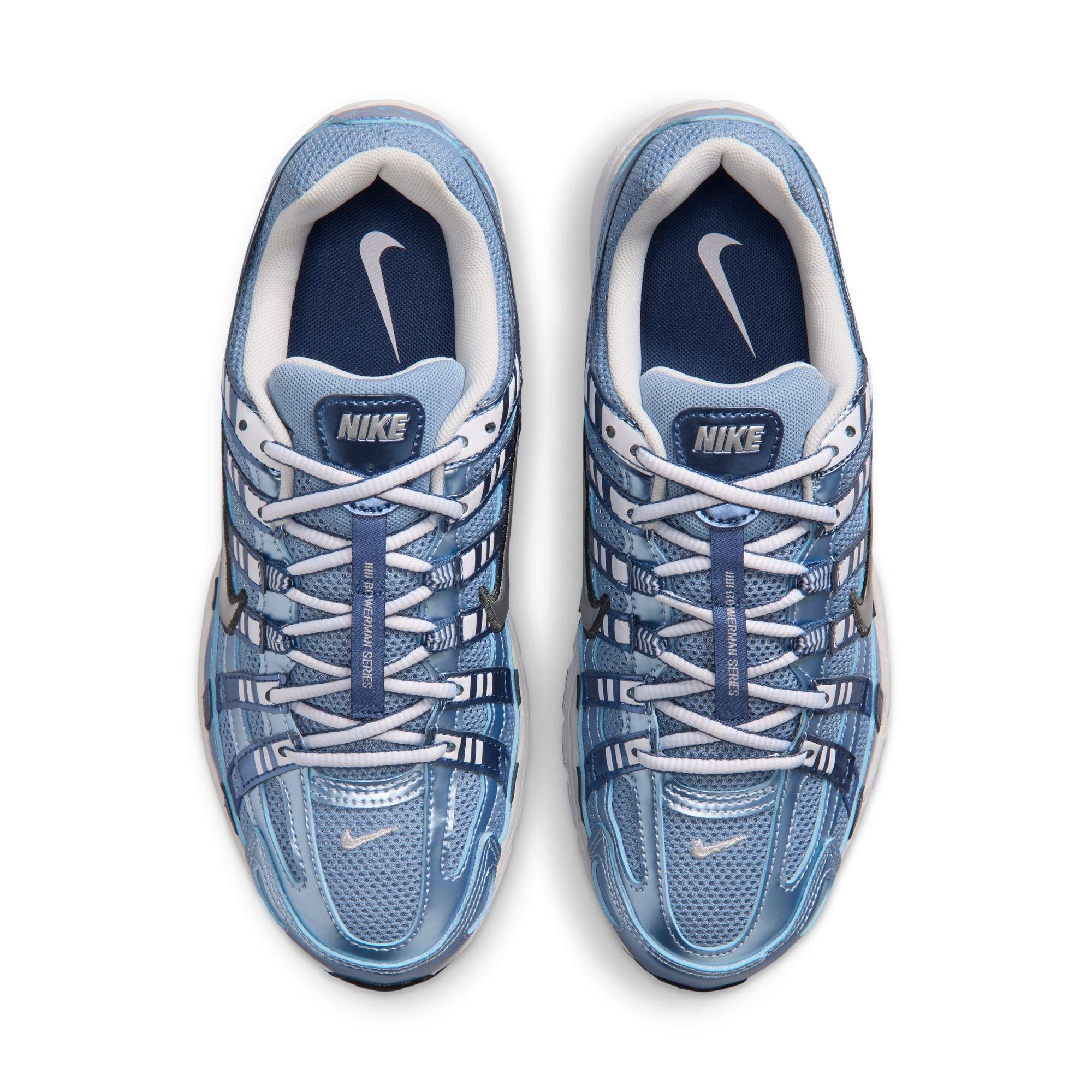 Nike P-6000 "Work Blue/Metallic Silver/Hydrogen Blue" Women's Shoe - BLUE/SILVER/NAVY