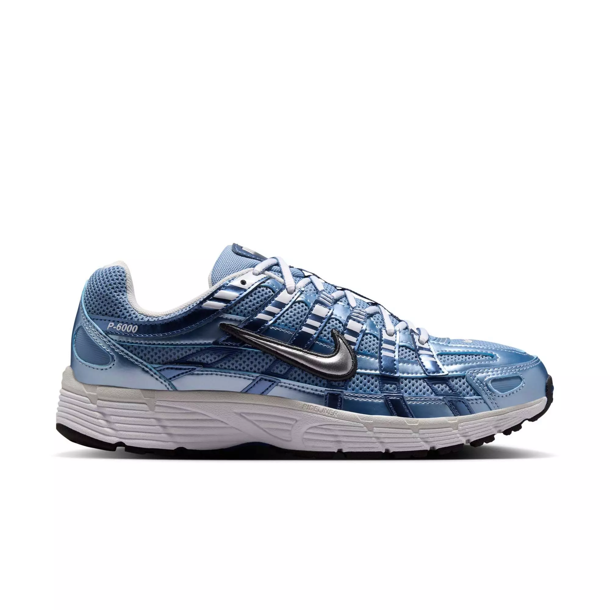 Nike P-6000 "Work Blue/Metallic Silver/Hydrogen Blue" Women's Shoe - BLUE/SILVER/NAVY