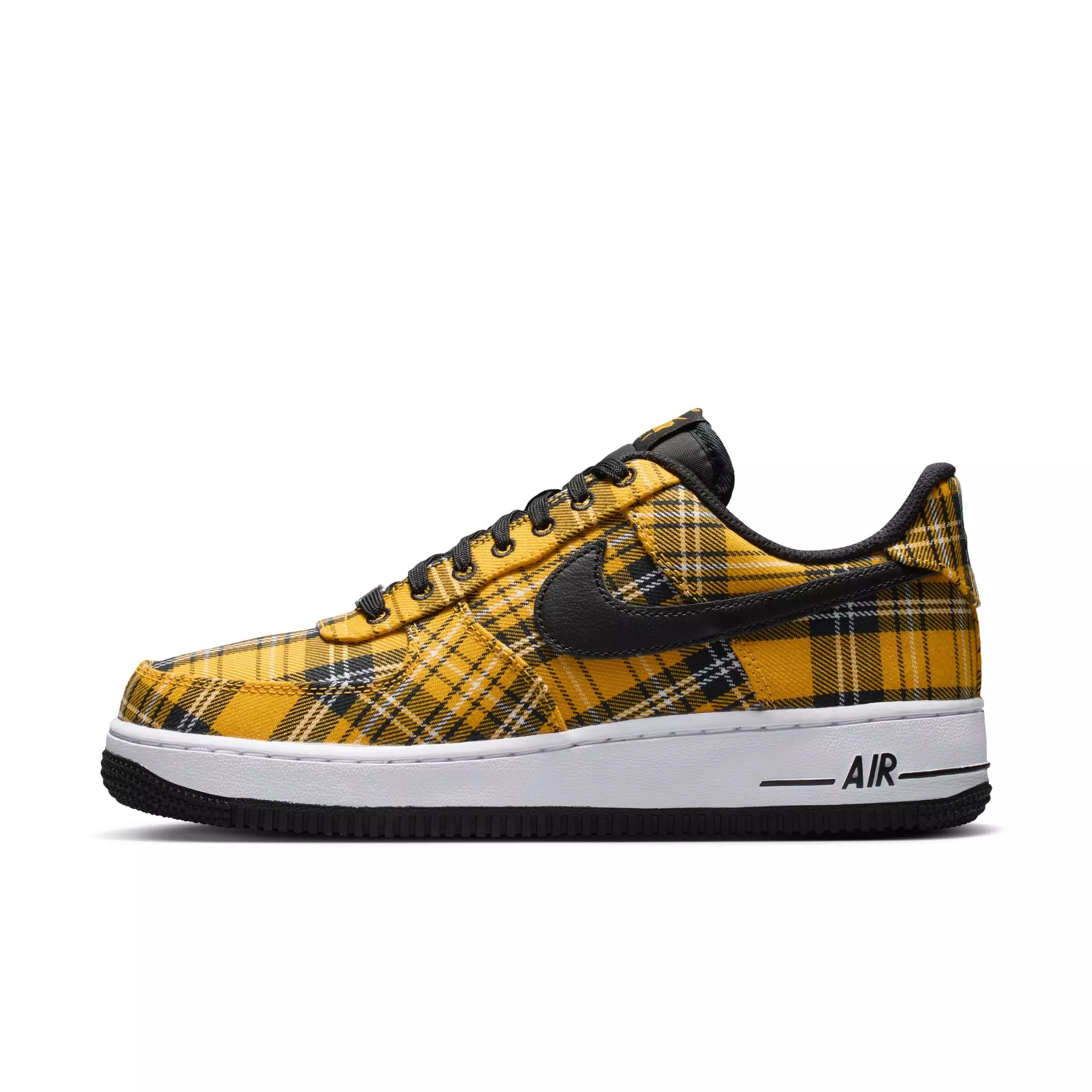 Nike Air Force 1 '07 "Multi-Color/Black/Yellow Ochre/White" Women's Shoe - BLACK/YELLOW