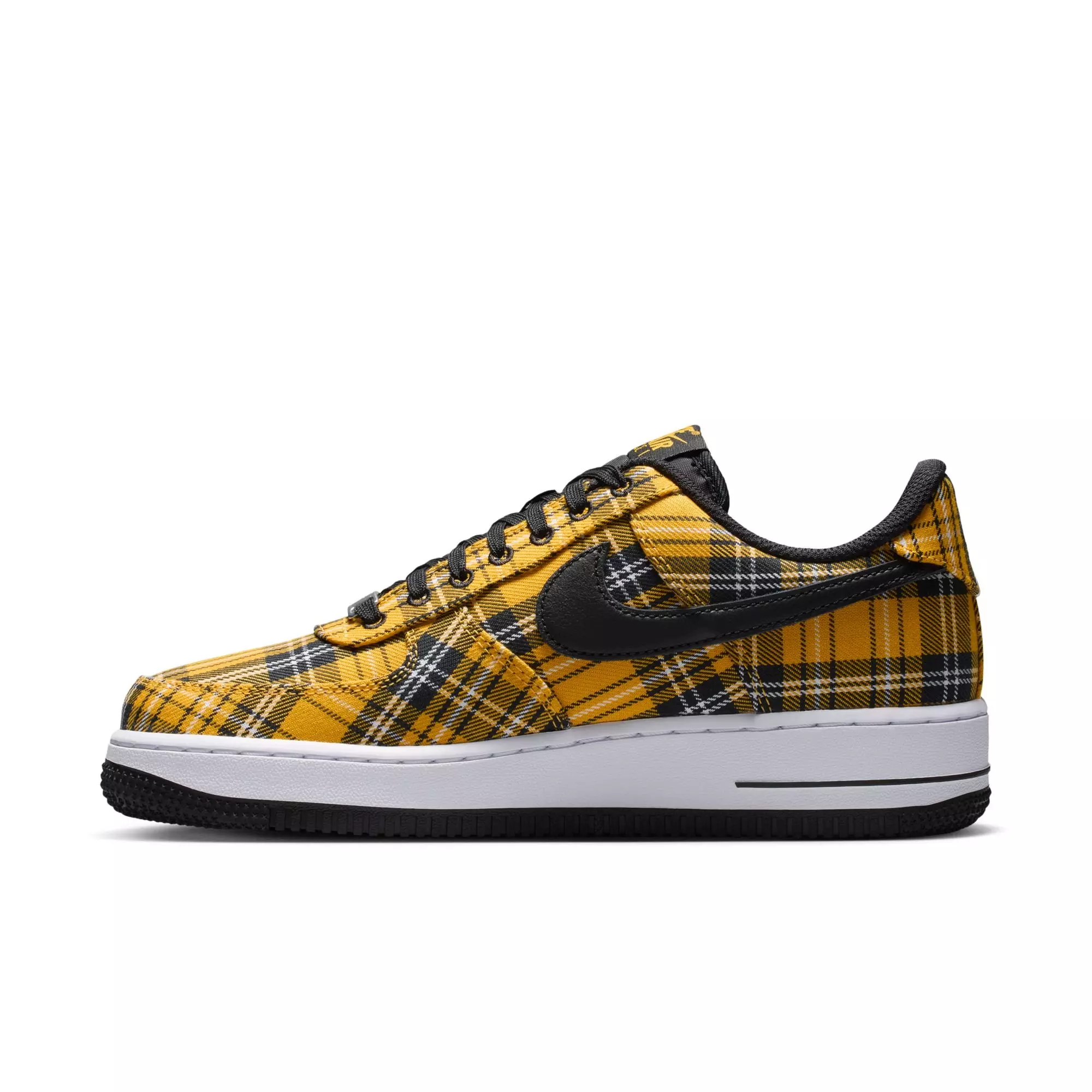 Nike Air Force 1 '07 "Multi-Color/Black/Yellow Ochre/White" Women's Shoe - BLACK/YELLOW