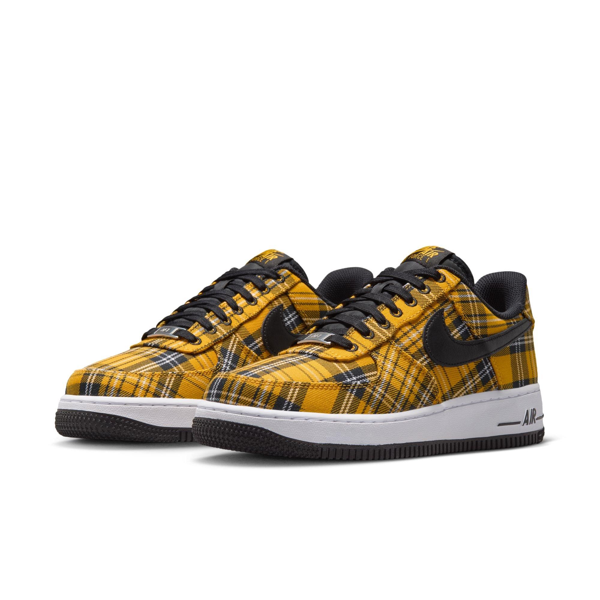 Nike Air Force 1 '07 "Multi-Color/Black/Yellow Ochre/White" Women's Shoe - BLACK/YELLOW