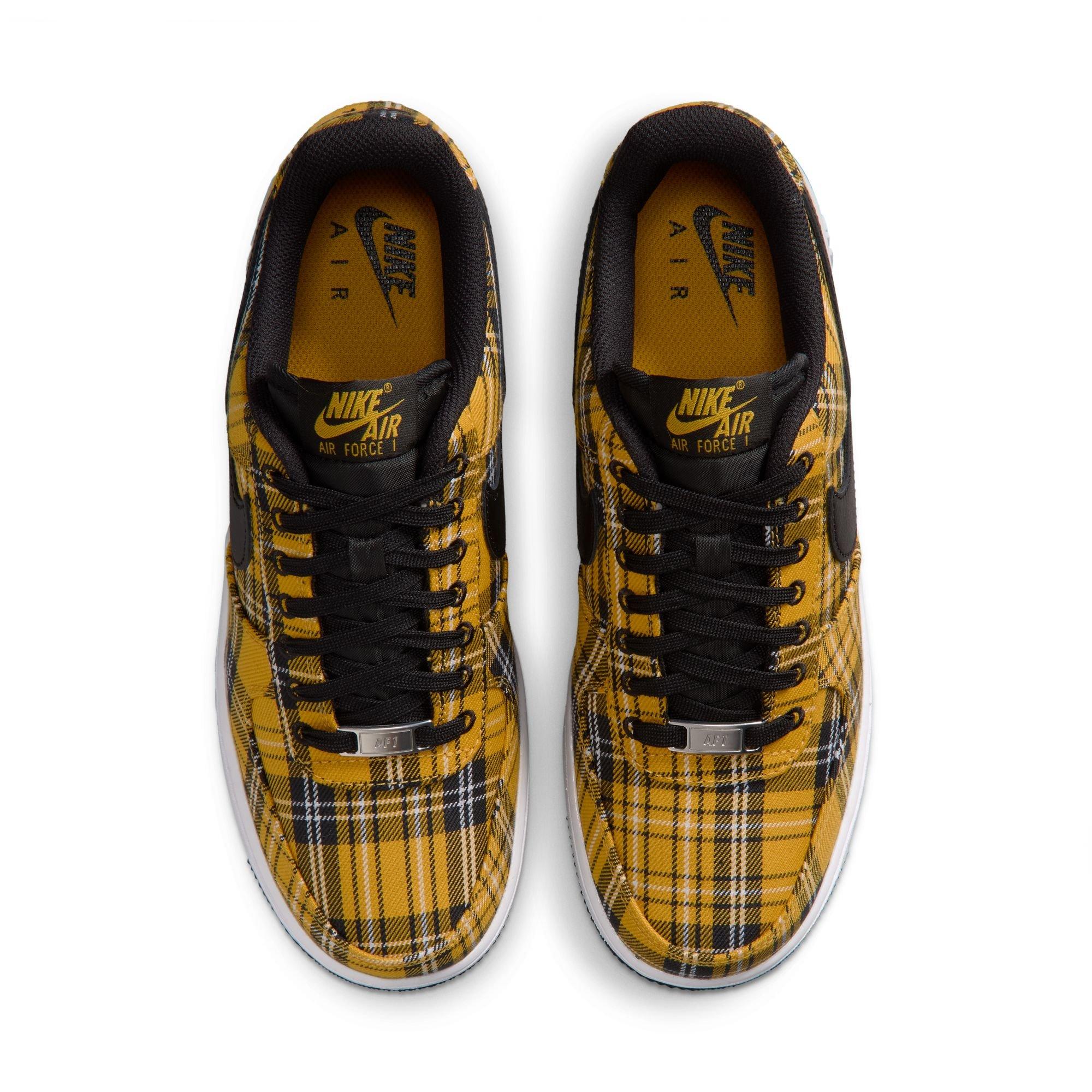 Nike Air Force 1 '07 "Multi-Color/Black/Yellow Ochre/White" Women's Shoe - BLACK/YELLOW