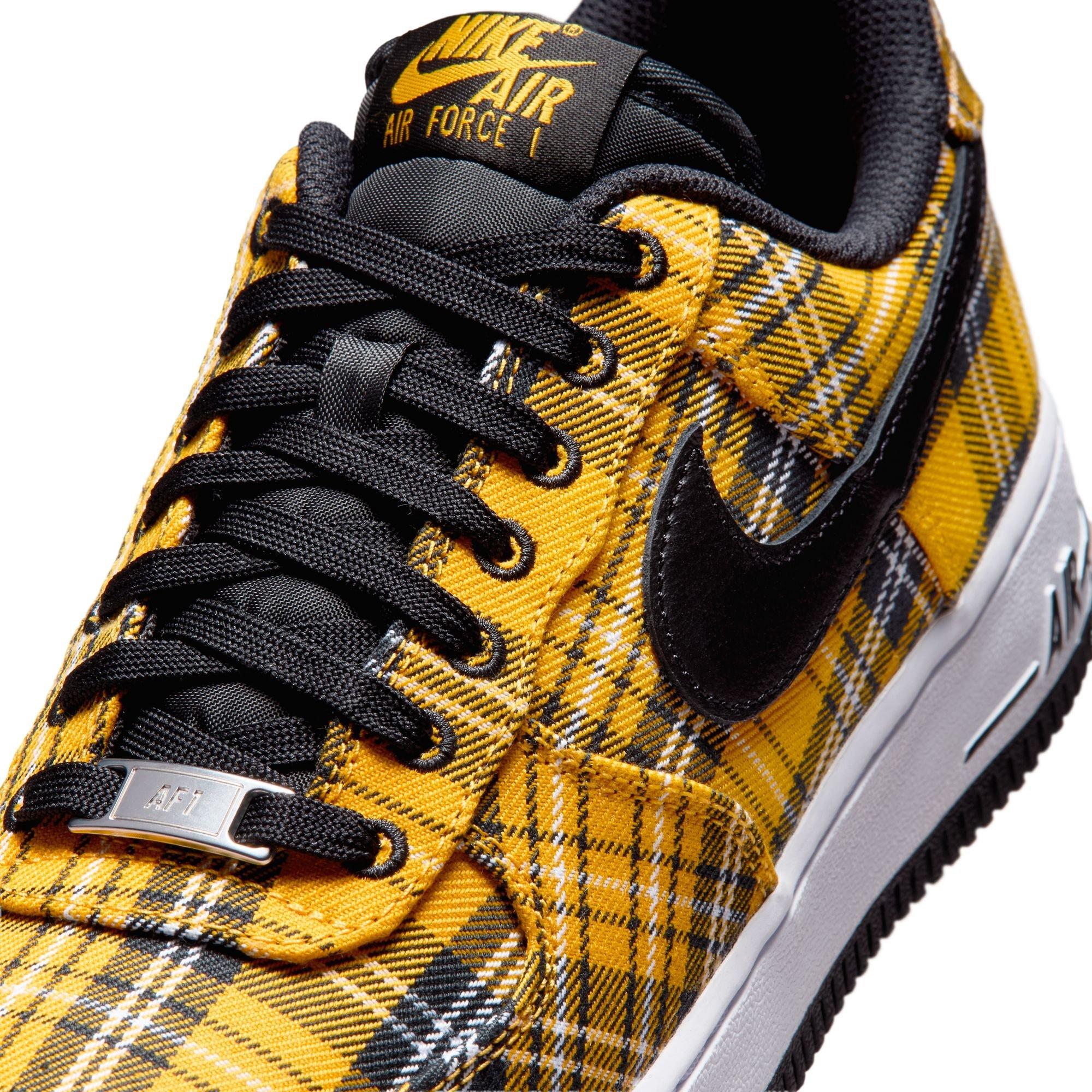 Nike Air Force 1 '07 "Multi-Color/Black/Yellow Ochre/White" Women's Shoe - BLACK/YELLOW