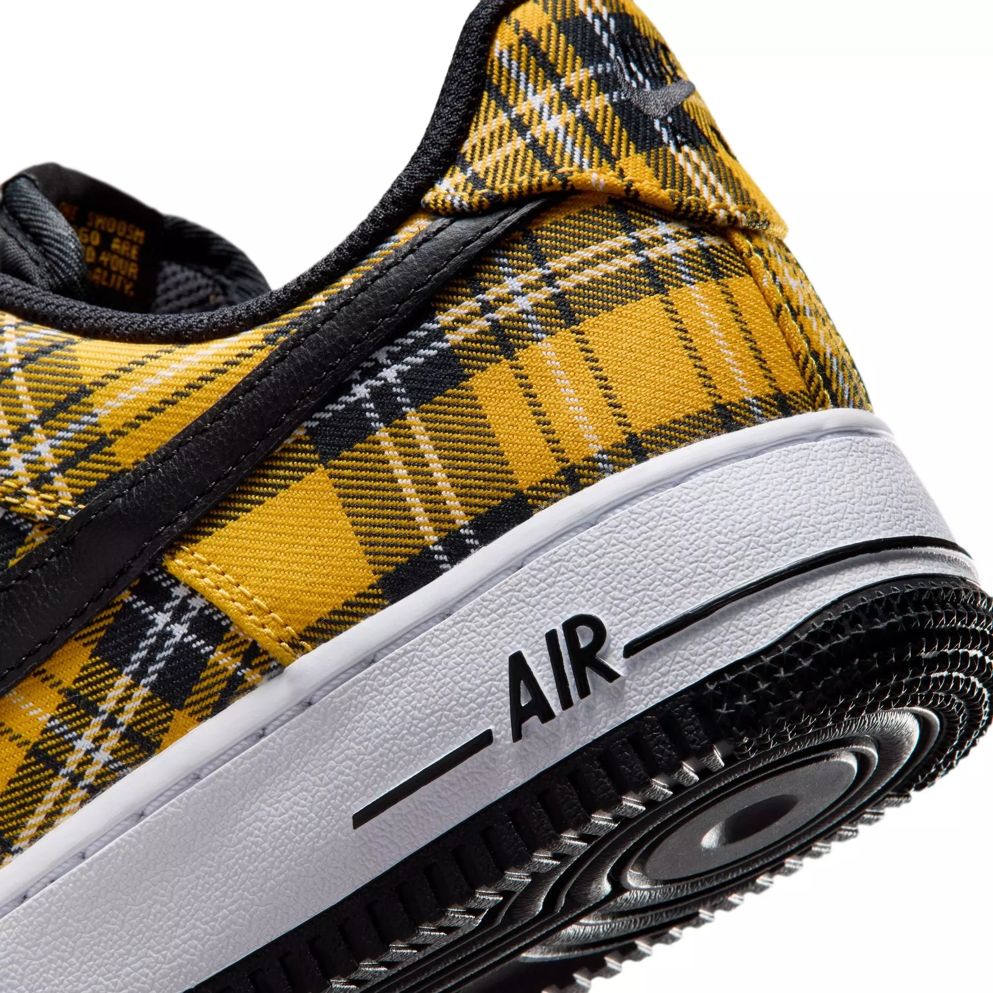 Nike Air Force 1 '07 "Multi-Color/Black/Yellow Ochre/White" Women's Shoe - BLACK/YELLOW