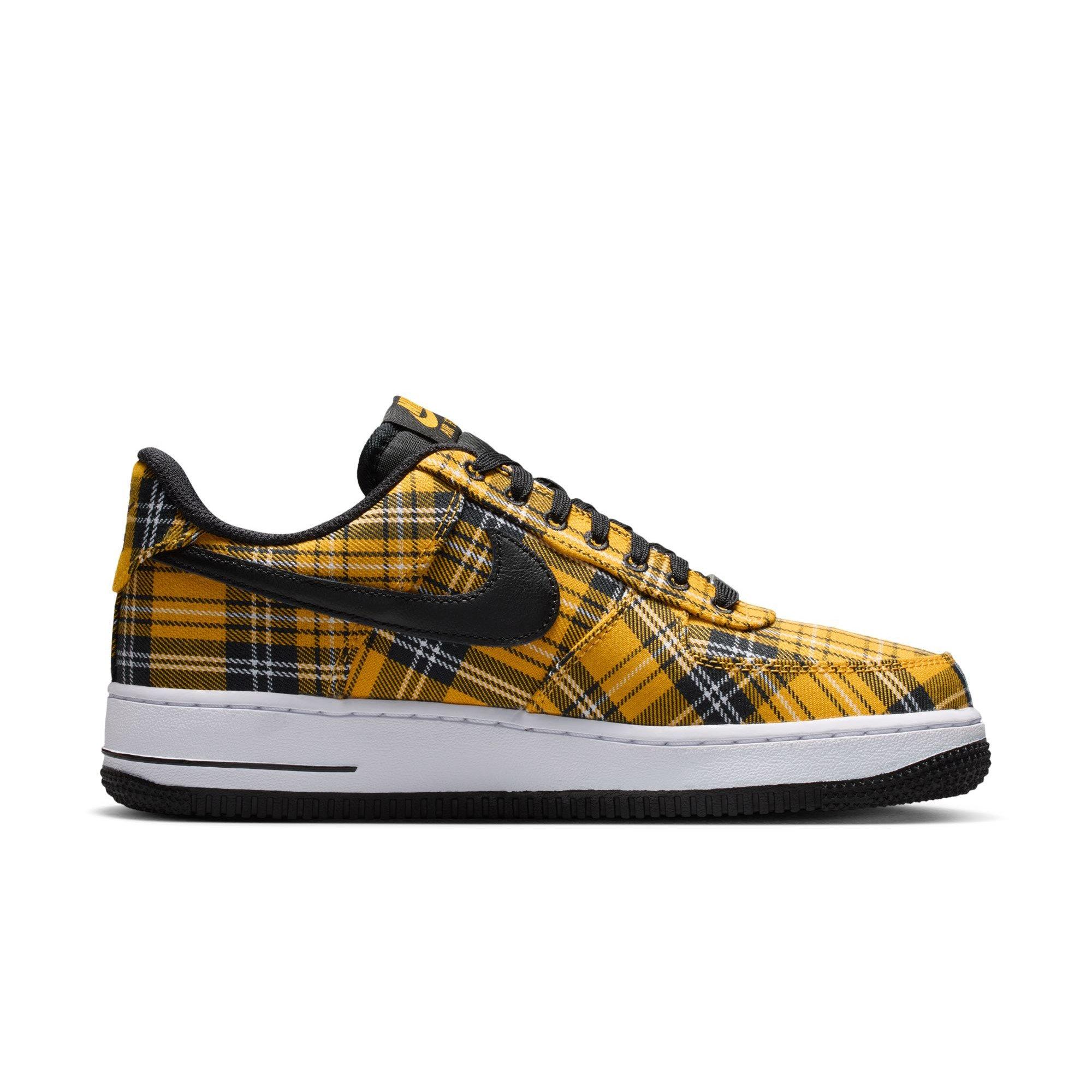 Nike Air Force 1 '07 "Multi-Color/Black/Yellow Ochre/White" Women's Shoe - BLACK/YELLOW