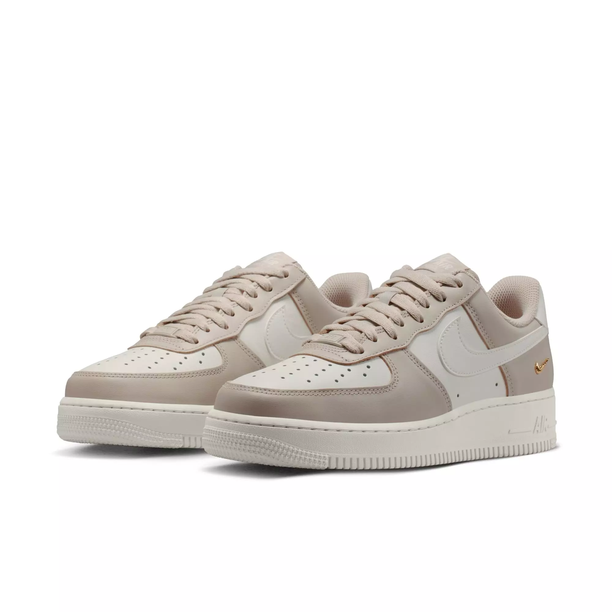 Nike Air Force 1 '07 "Cream II/Sail/Metallic Gold" Women's Shoe - GREY