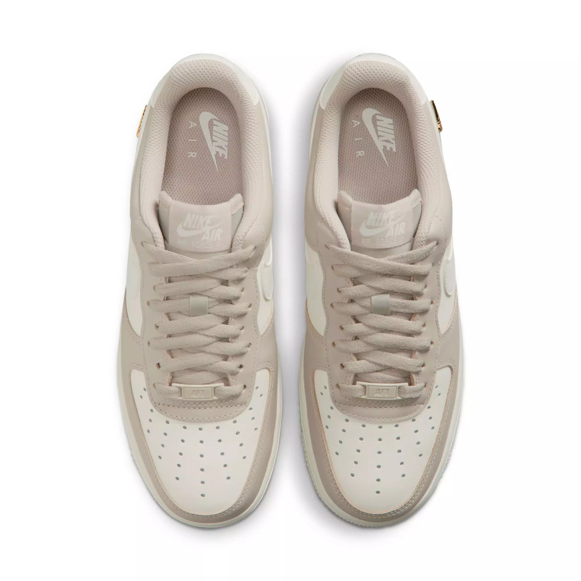 Nike Air Force 1 '07 "Cream II/Sail/Metallic Gold" Women's Shoe - GREY