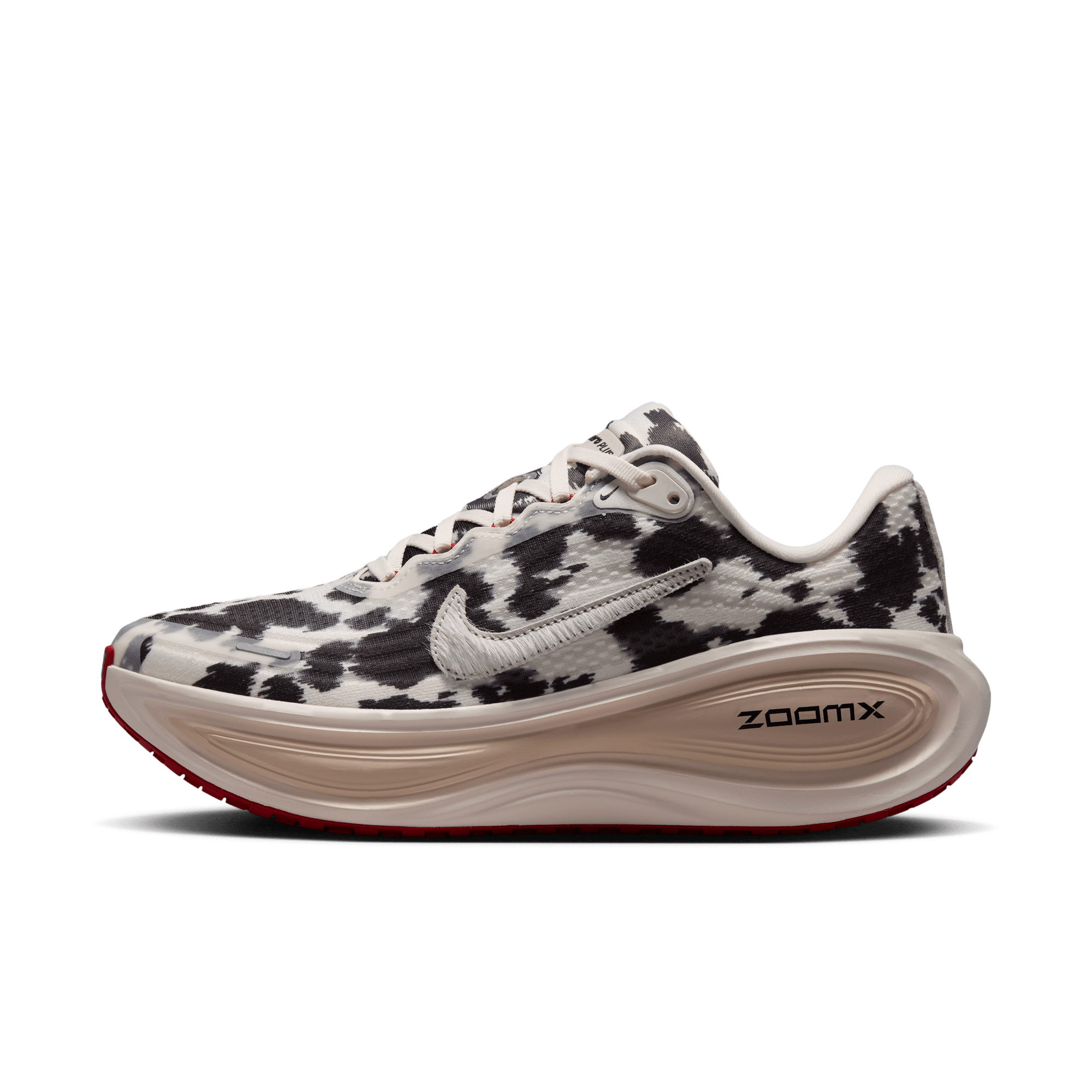 Nike Vomero Plus "Sail/University Red/Lt Orewood Brn" Women's Road Running Shoe - WHITE/MULTI