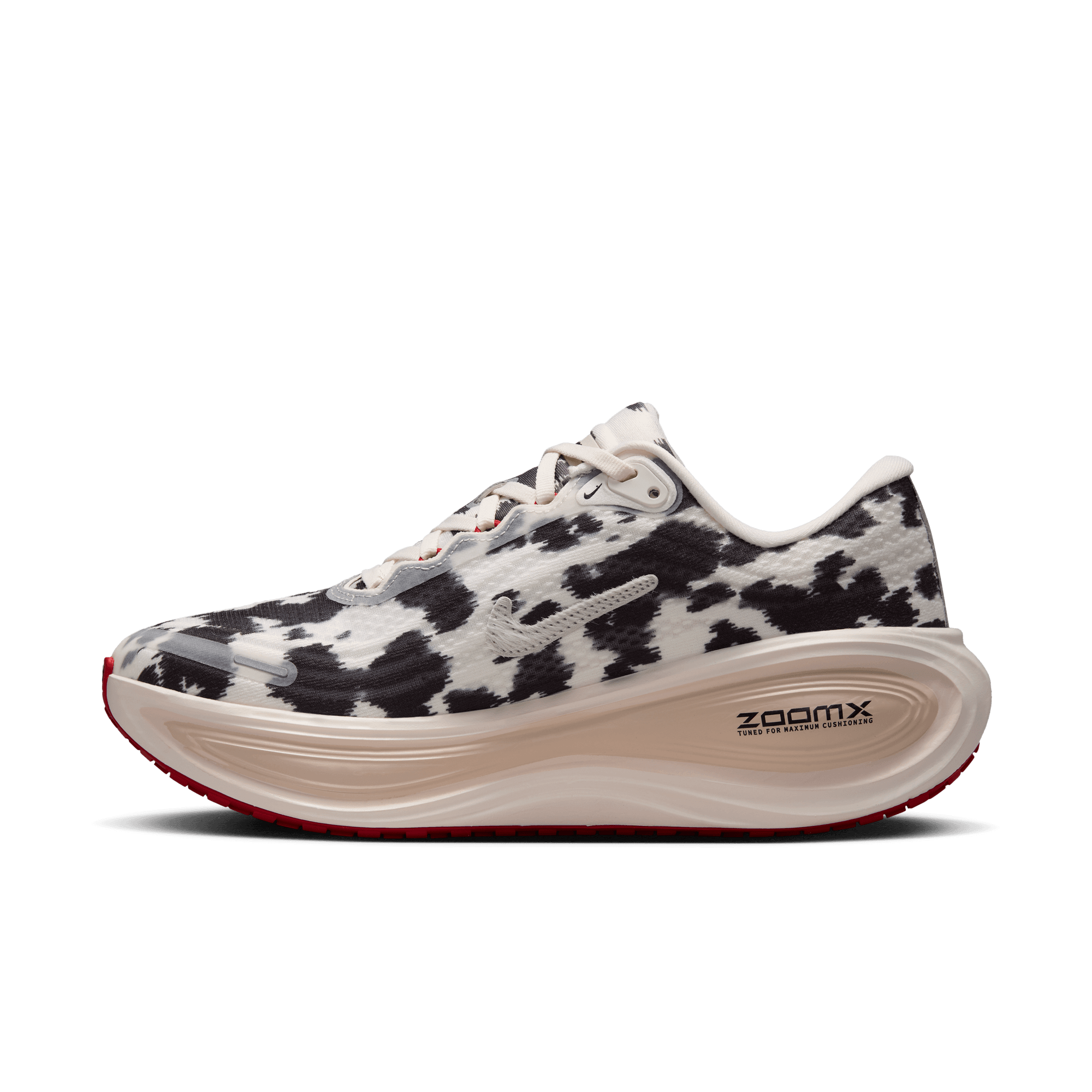 Nike Vomero Plus "Sail/University Red/Lt Orewood Brn" Women's Road Running Shoe - WHITE/MULTI